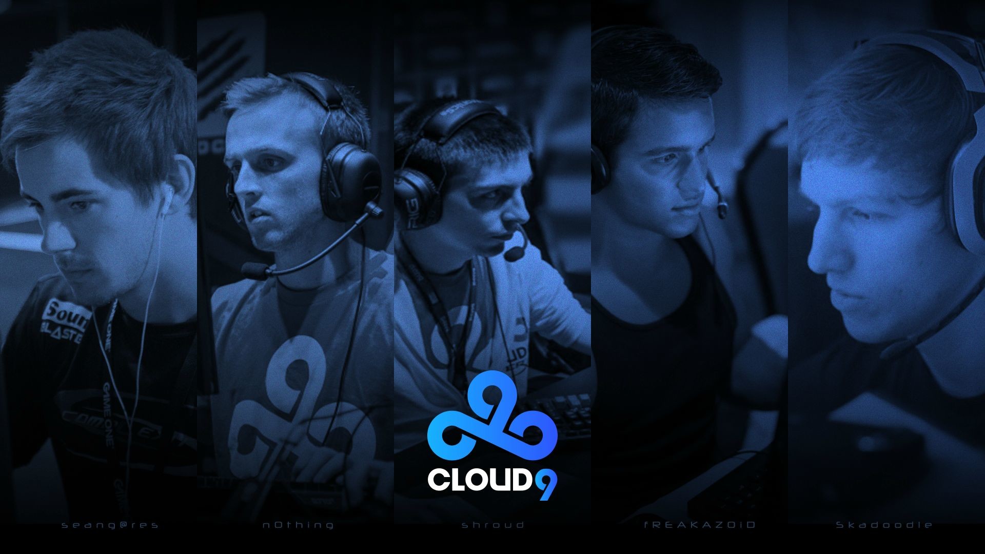 UGCCloud9 Wallpaper featuring the new lineup 2015 1920×1080