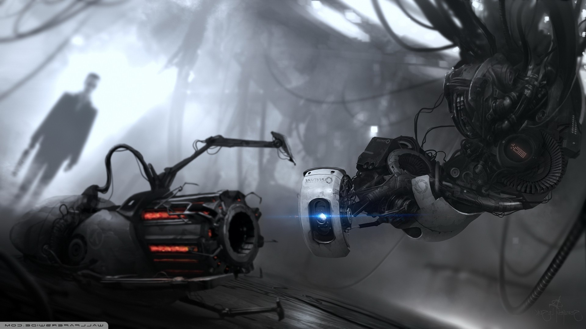 GLaDOS, Portal Gun, Portal 2, G Man Wallpapers HD / Desktop and Mobile Backgrounds