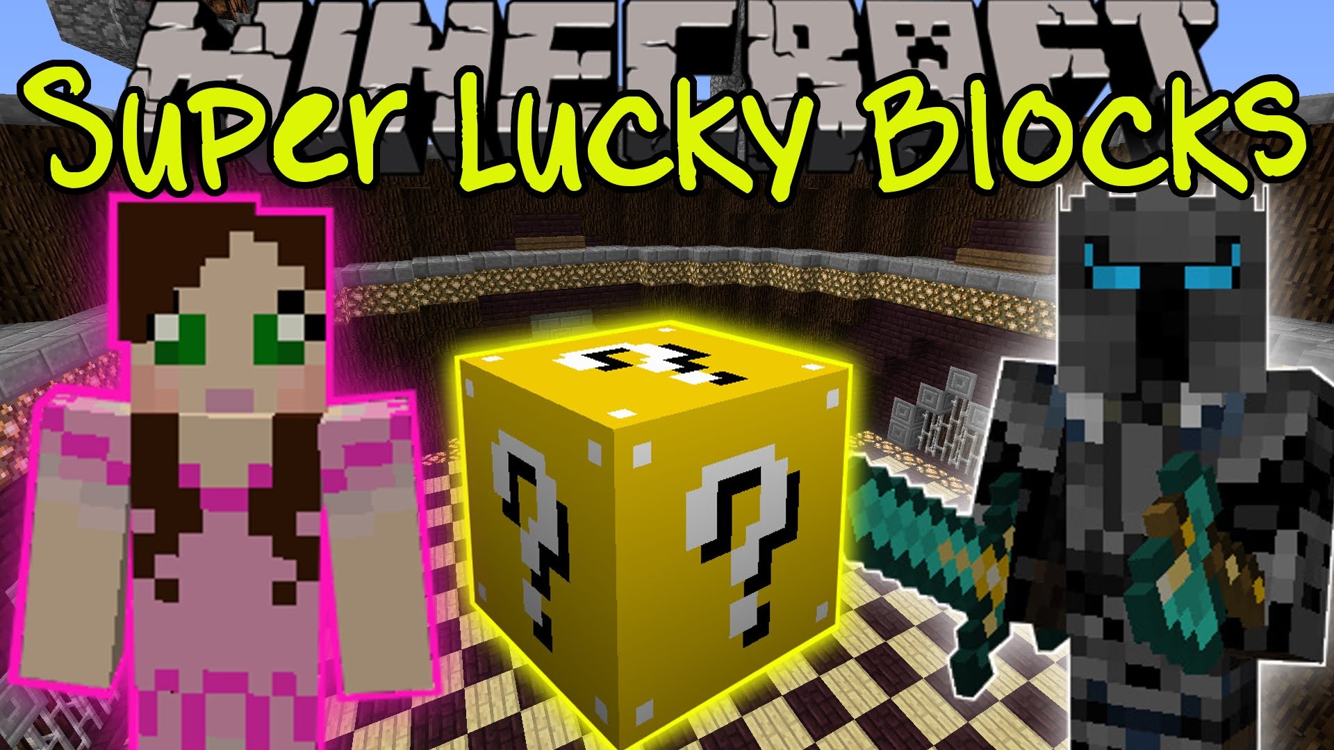 Minecraft: SUPER LUCKY BLOCK CHALLENGE GAMES – Lucky Block Mod – Modded  Mini-Game – YouTube
