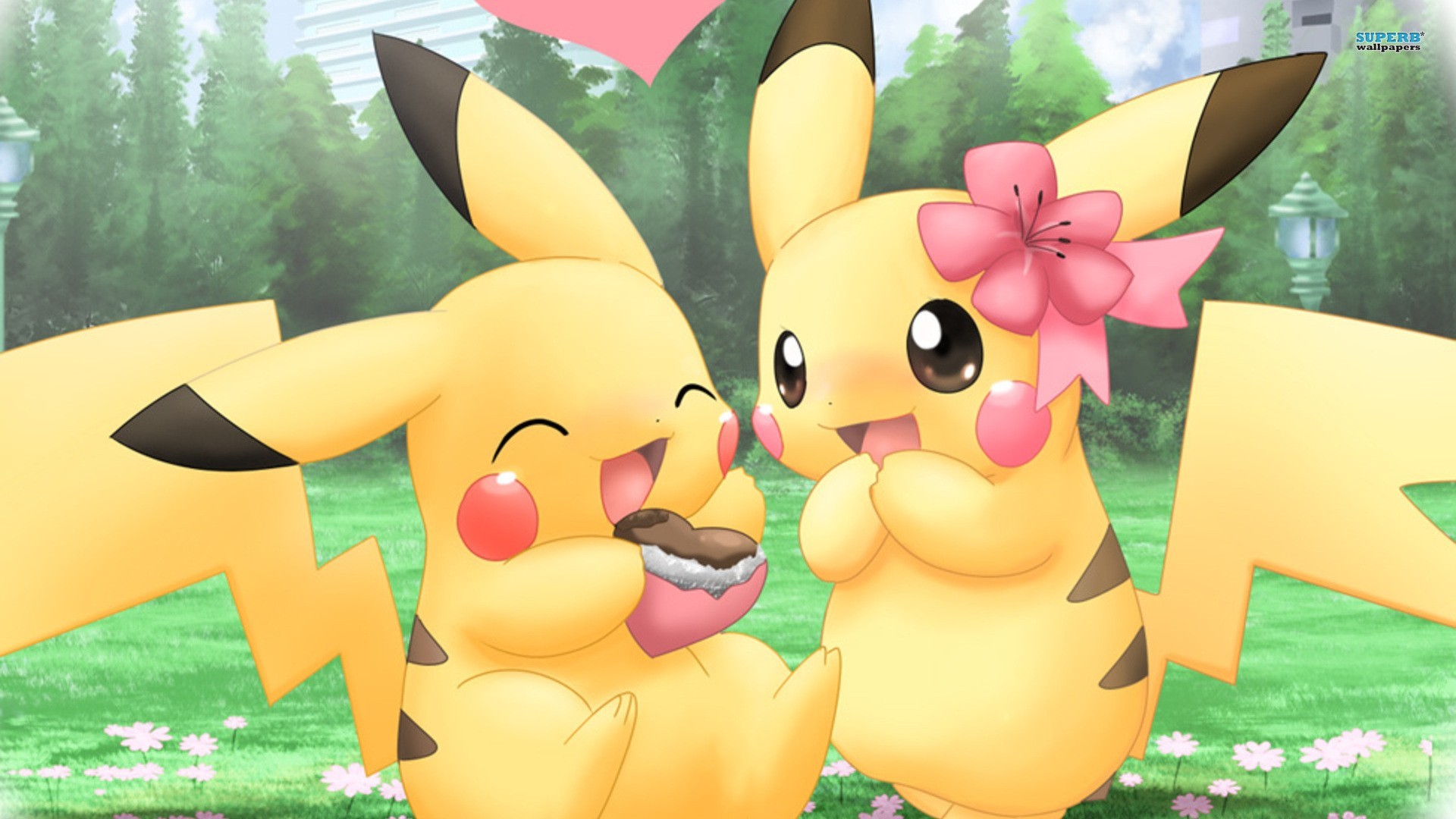 Pikachu Pokemon Cute Couples HD Wallpaper of Cartoon – hdwallpaper2013