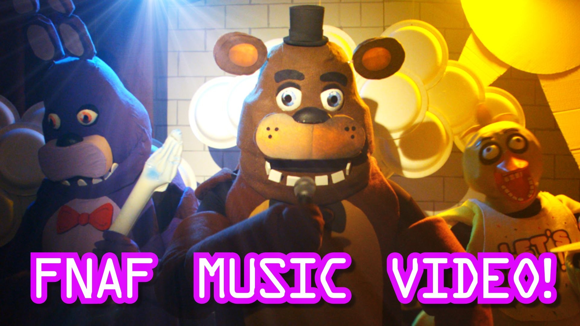 Five Nights At Freddys Live Action Music Video – FNAF Song for kids – YouTube