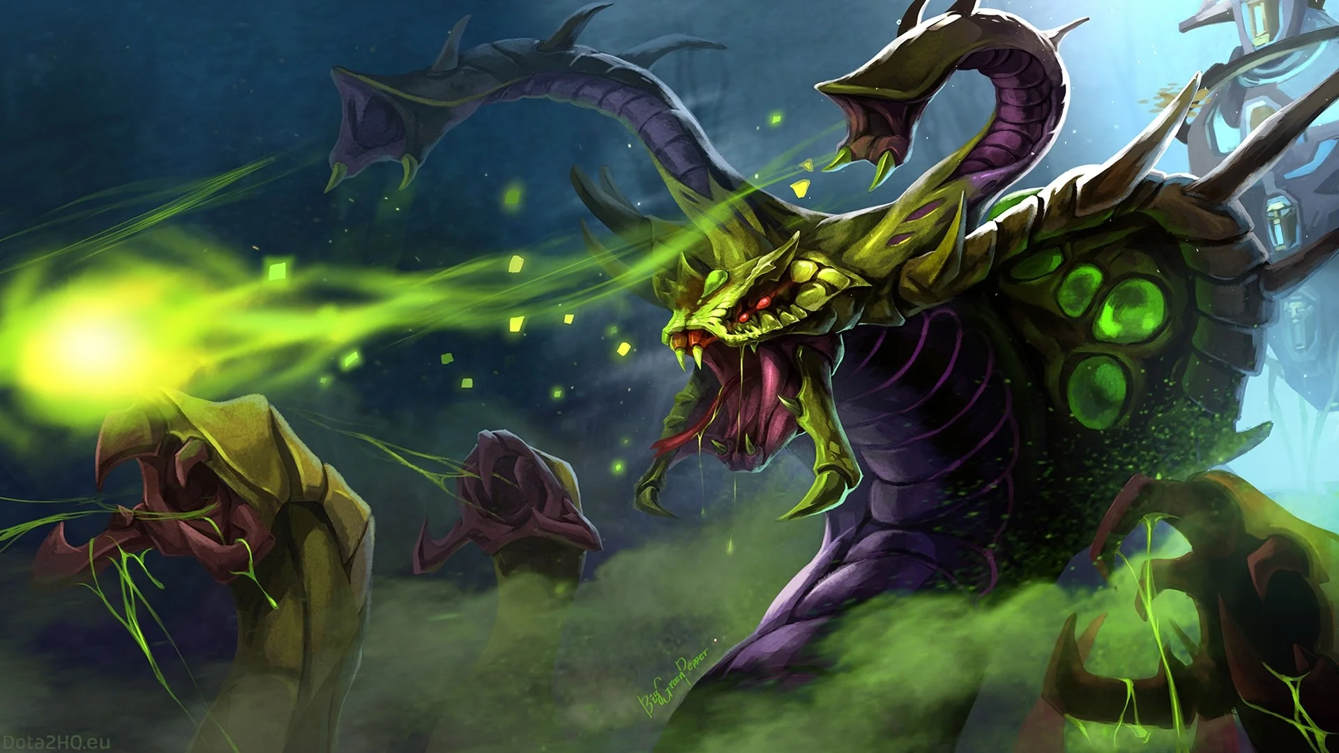 DOTA 2 Venomancer Desktop Wallpaper