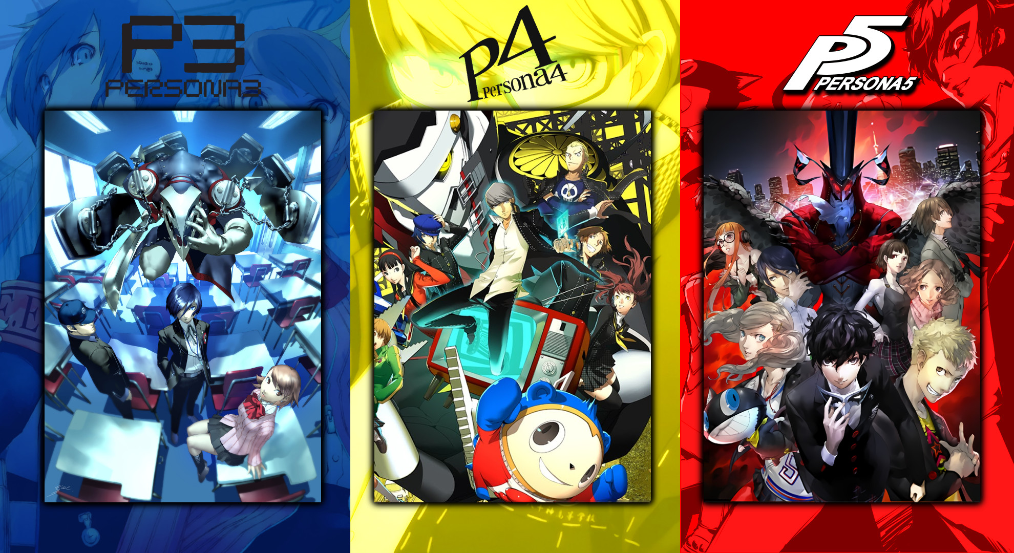 I made a Persona wallpaper for you guys. only, unfortunately betcha Persona 6 is going to be green P