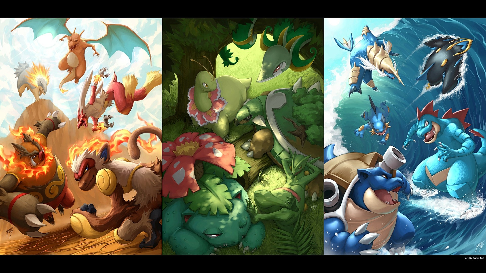 Magnificent Starter Pokemon Wallpapers, #FHF 14