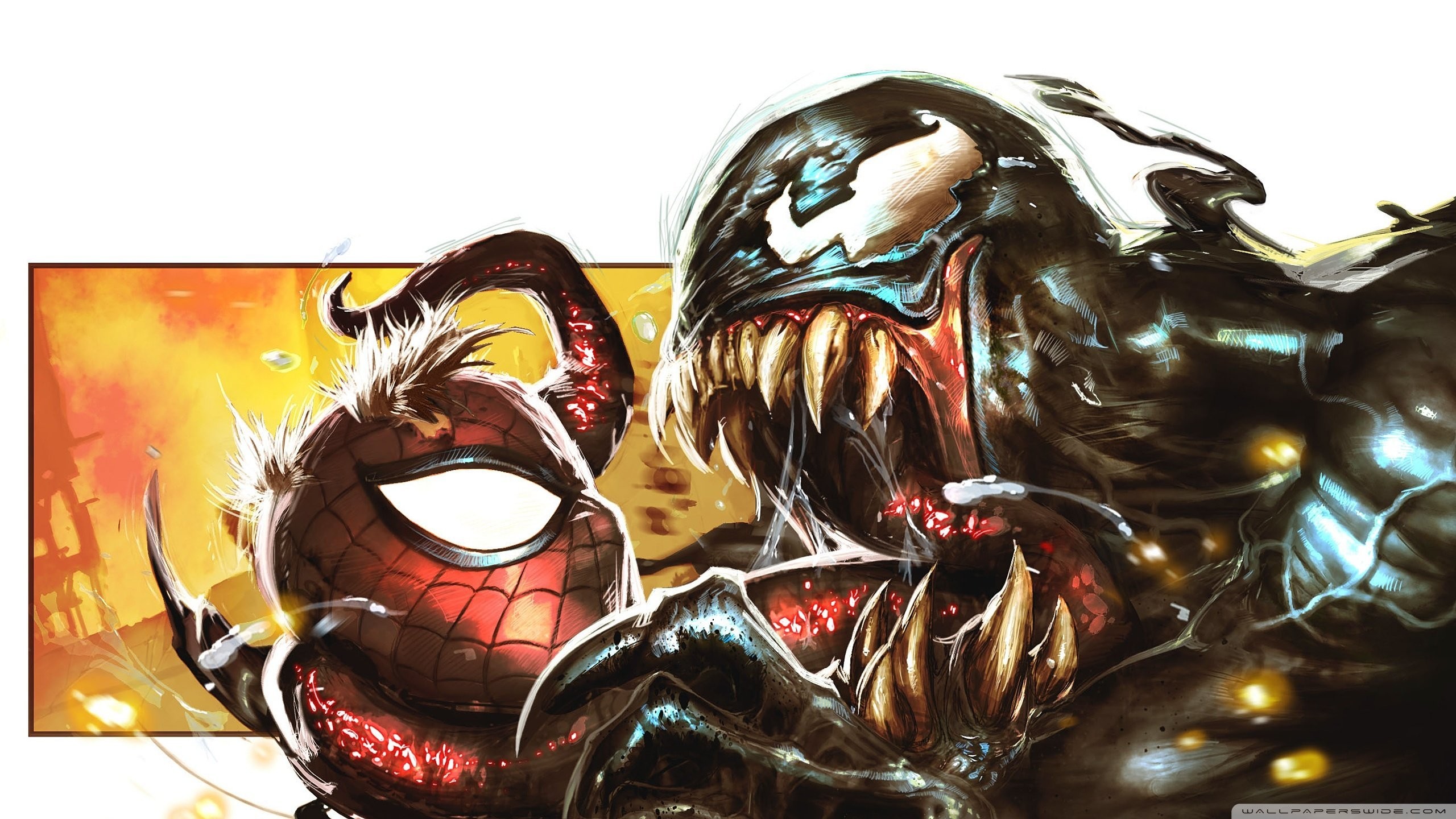 Spiderman Vs Venom Wallpaper Hd