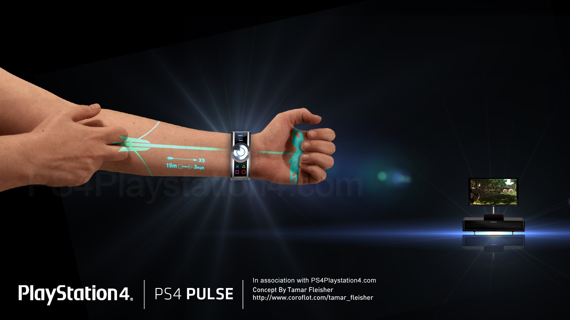 PS4 Controller Pulse – Bow Arrow – Download