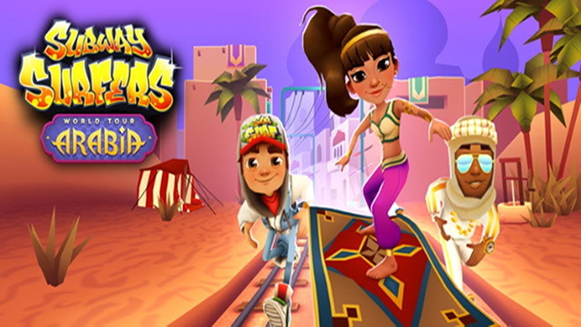 Power ups and challenges in Subway Surfers Arabia