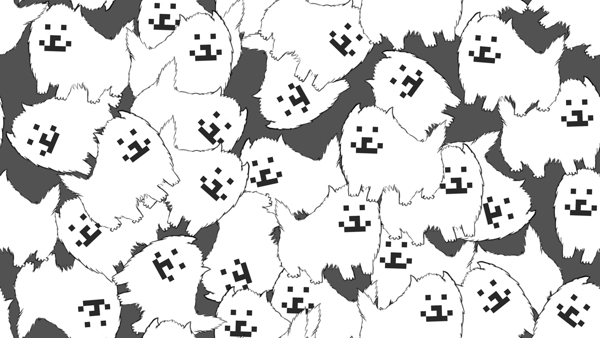 Tile-able dog wallpaper I made …