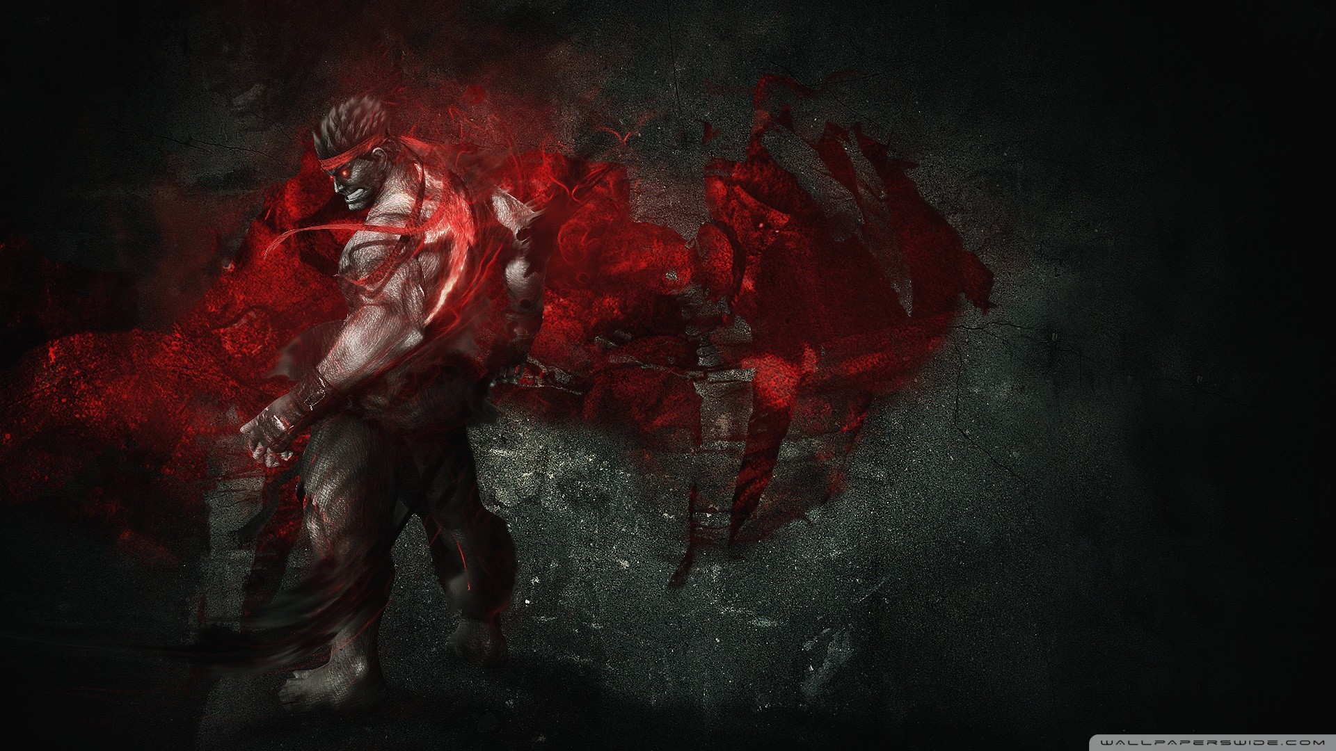 Evil Ryu HD Wide Wallpaper for Widescreen