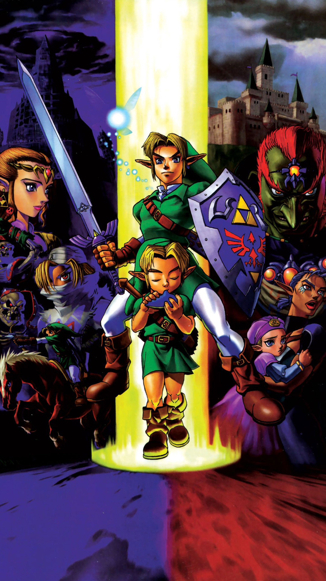 The legend of zelda ocarina of time mobile phone wallpapers in hd