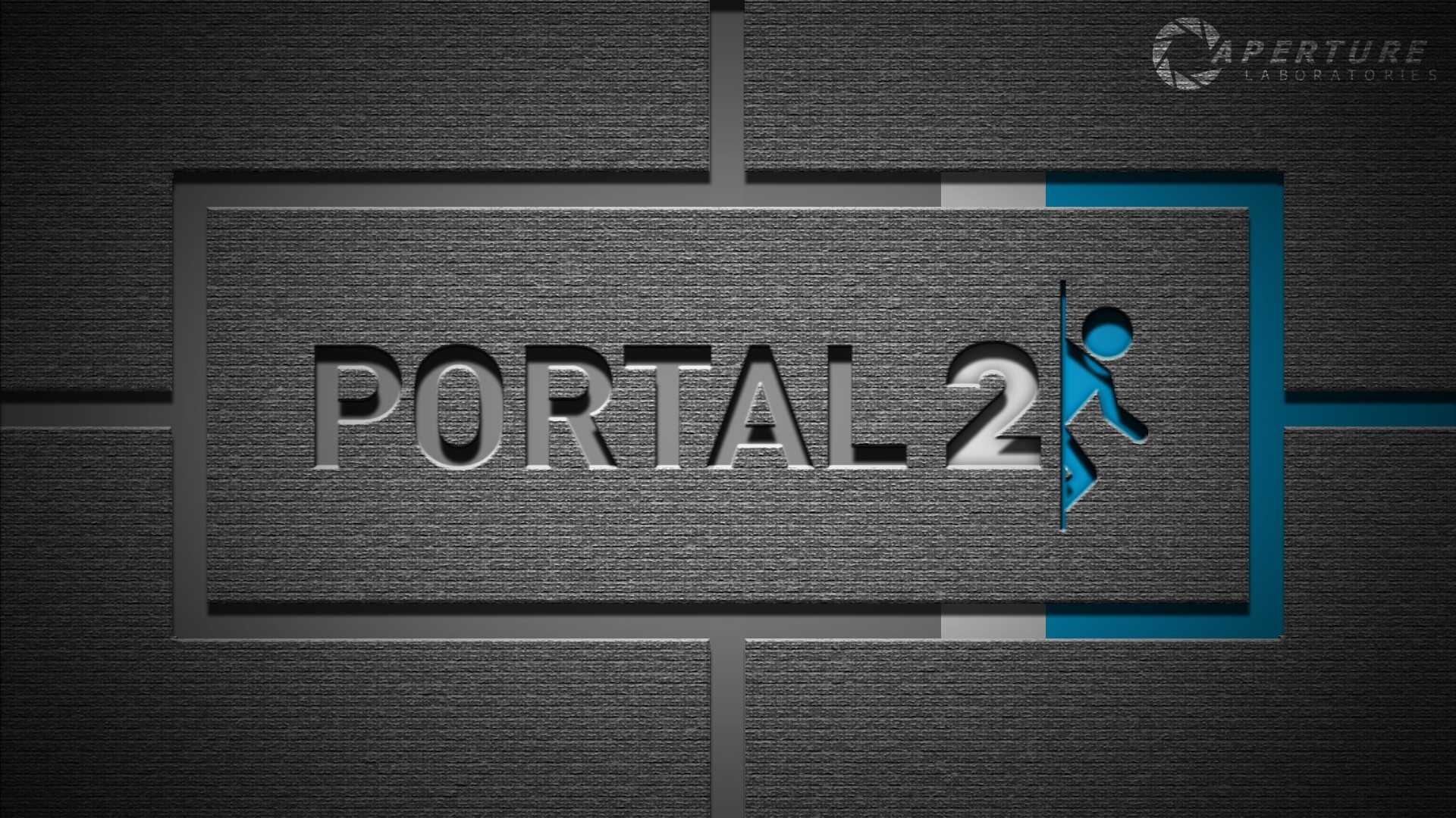 Wallpaper portal 2, background, graphics, people