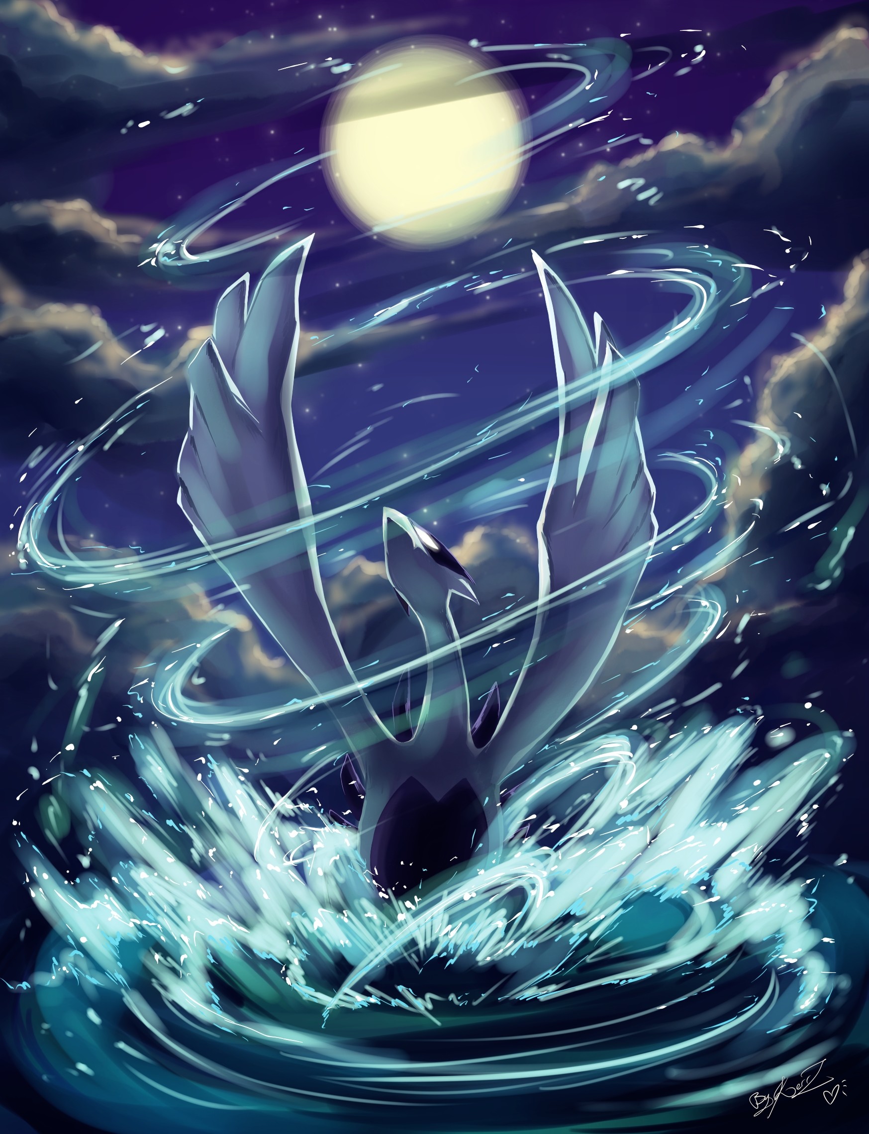Lugia, một trong những Pokemon huyền thoại, sở hữu bộ lông xanh lam lung linh loáng choáng. Hãy cùng chiêm ngưỡng những bức ảnh Lungia đẹp nhất này để bạn có thôi miên cảnh đẹp của họ.