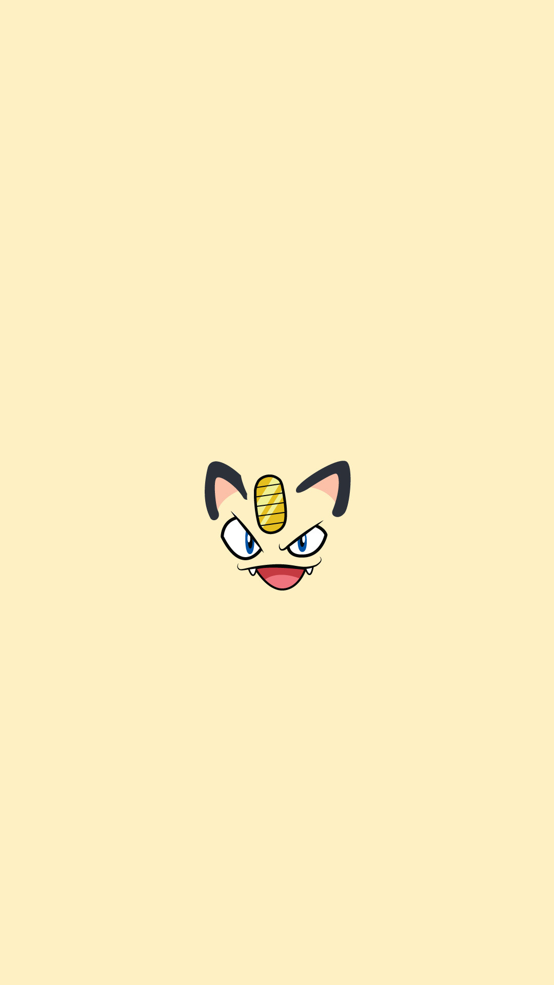 Meowth Pokemon Character iPhone 6 HD Wallpaper