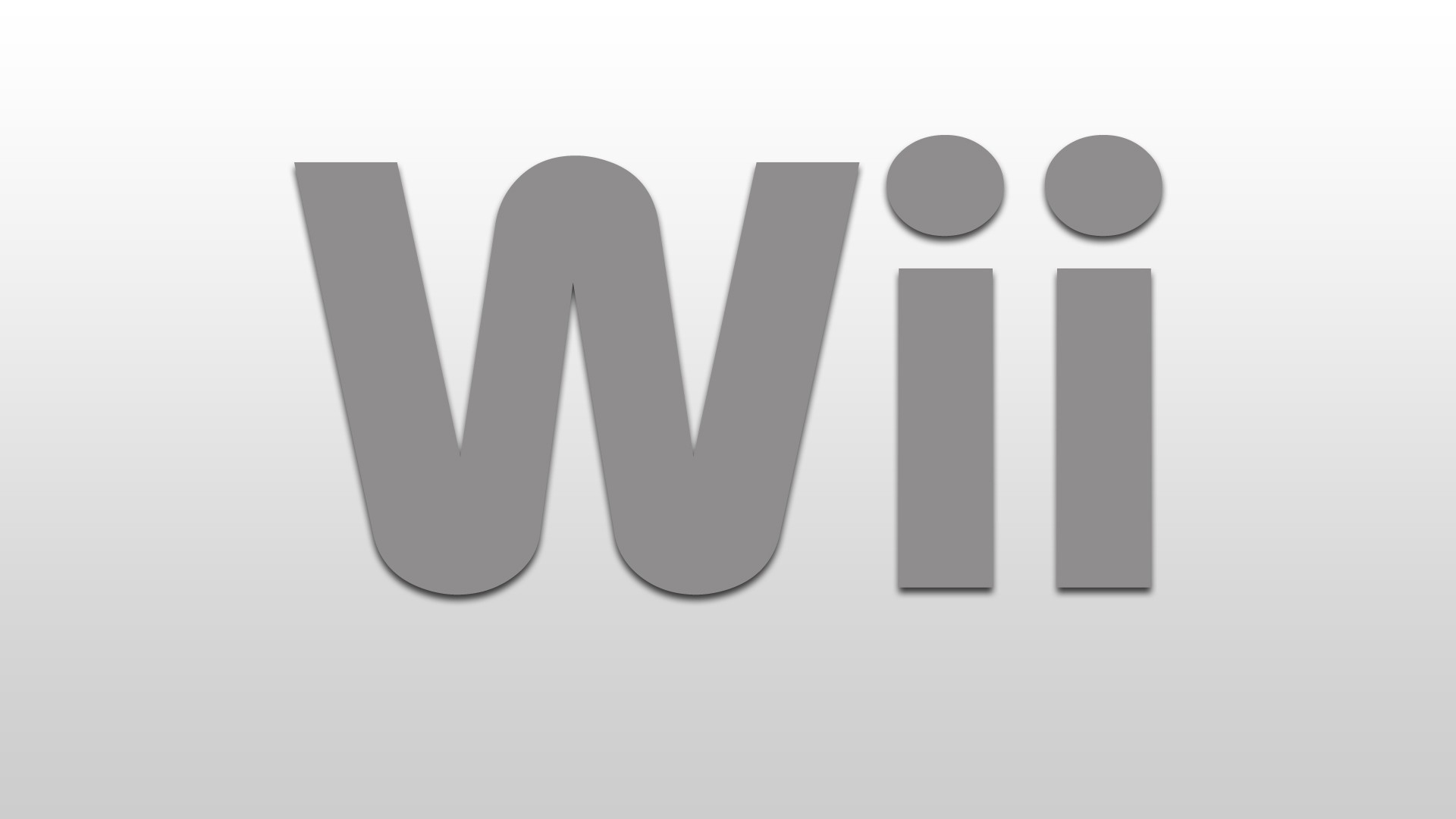 Preview wallpaper wii, nintendo, game console, gray 1920×1080