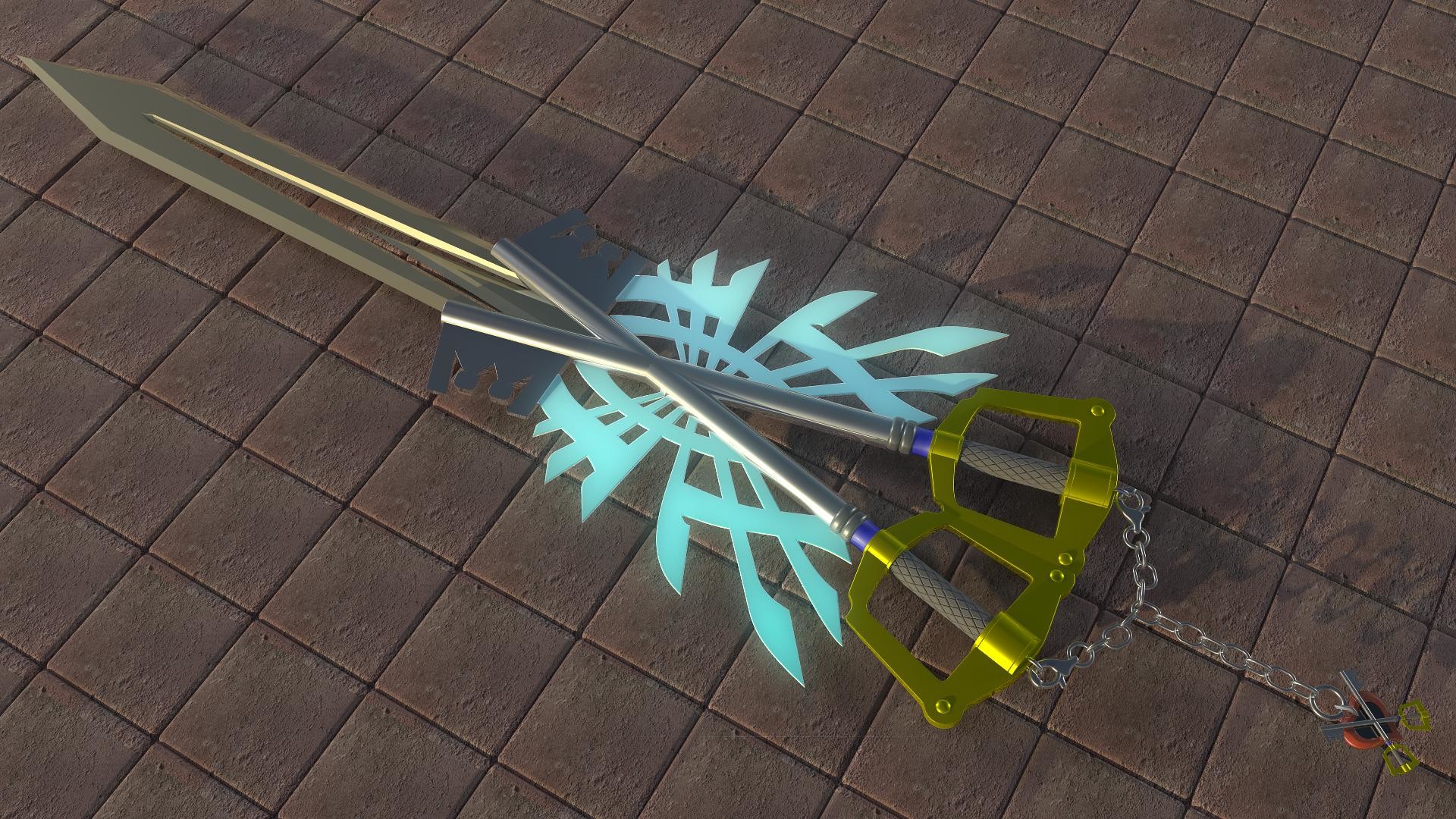 Xblade key from kingdom hearts by angeld