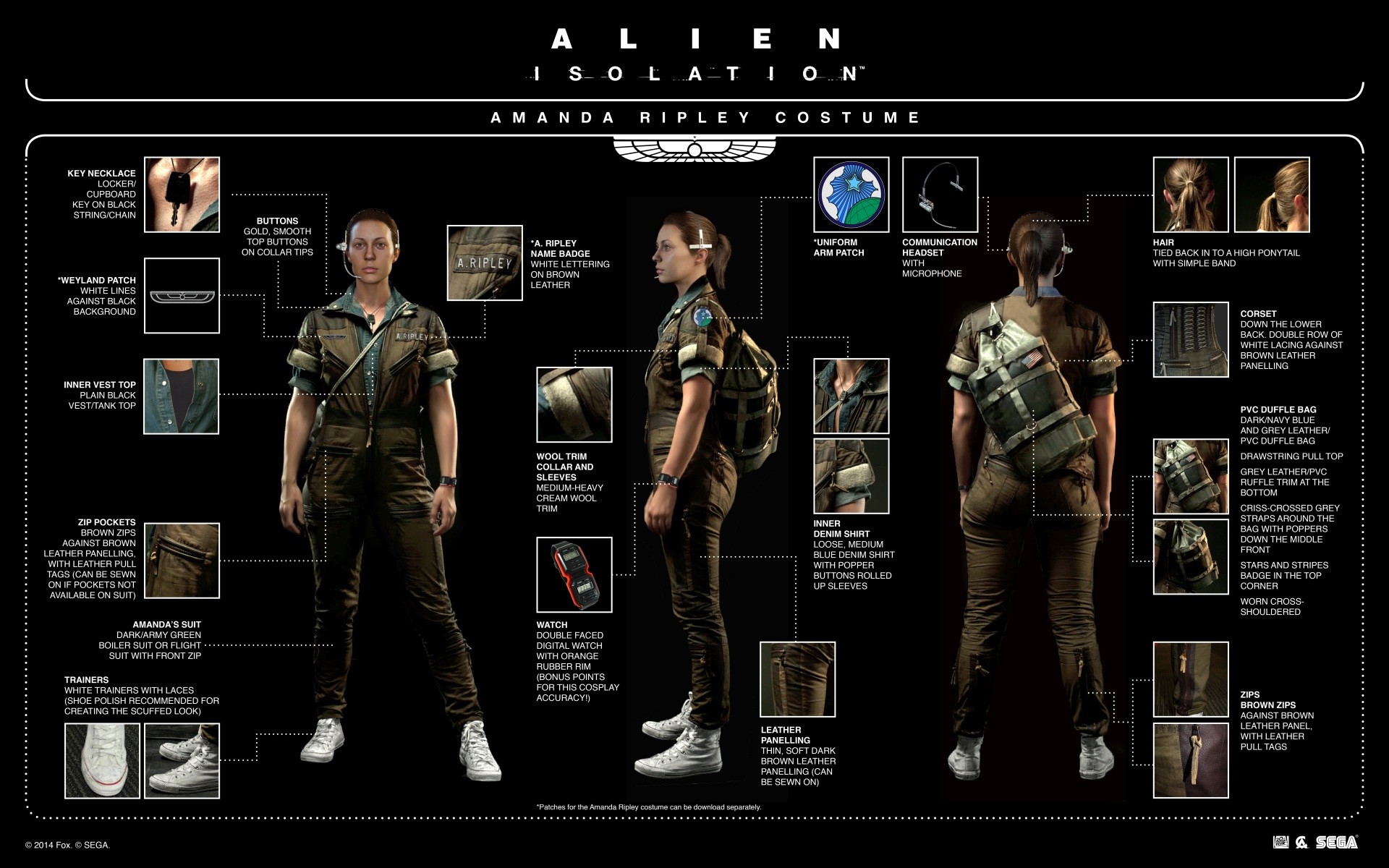 Wallpapers and boxart for Alien Isolation. 1 ai cosplay amanda