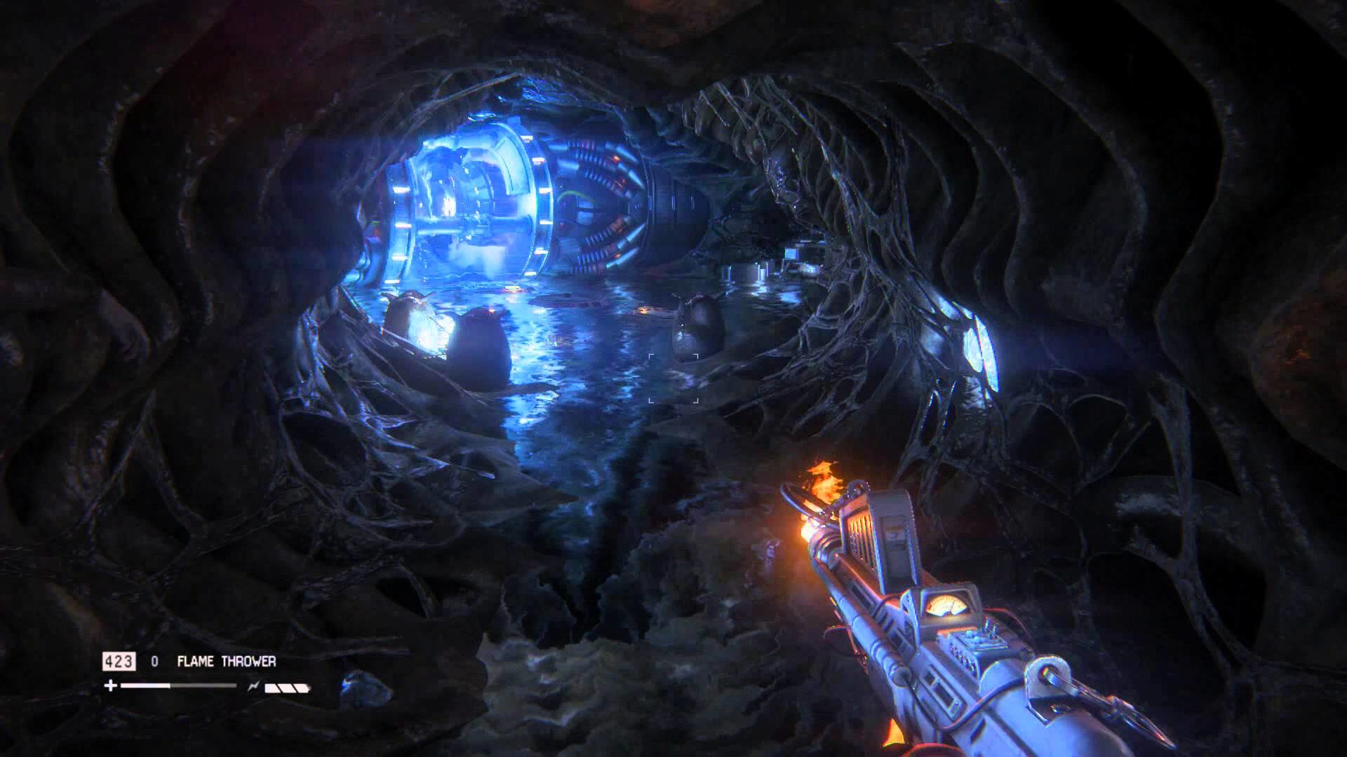 Alien isolation tunnel