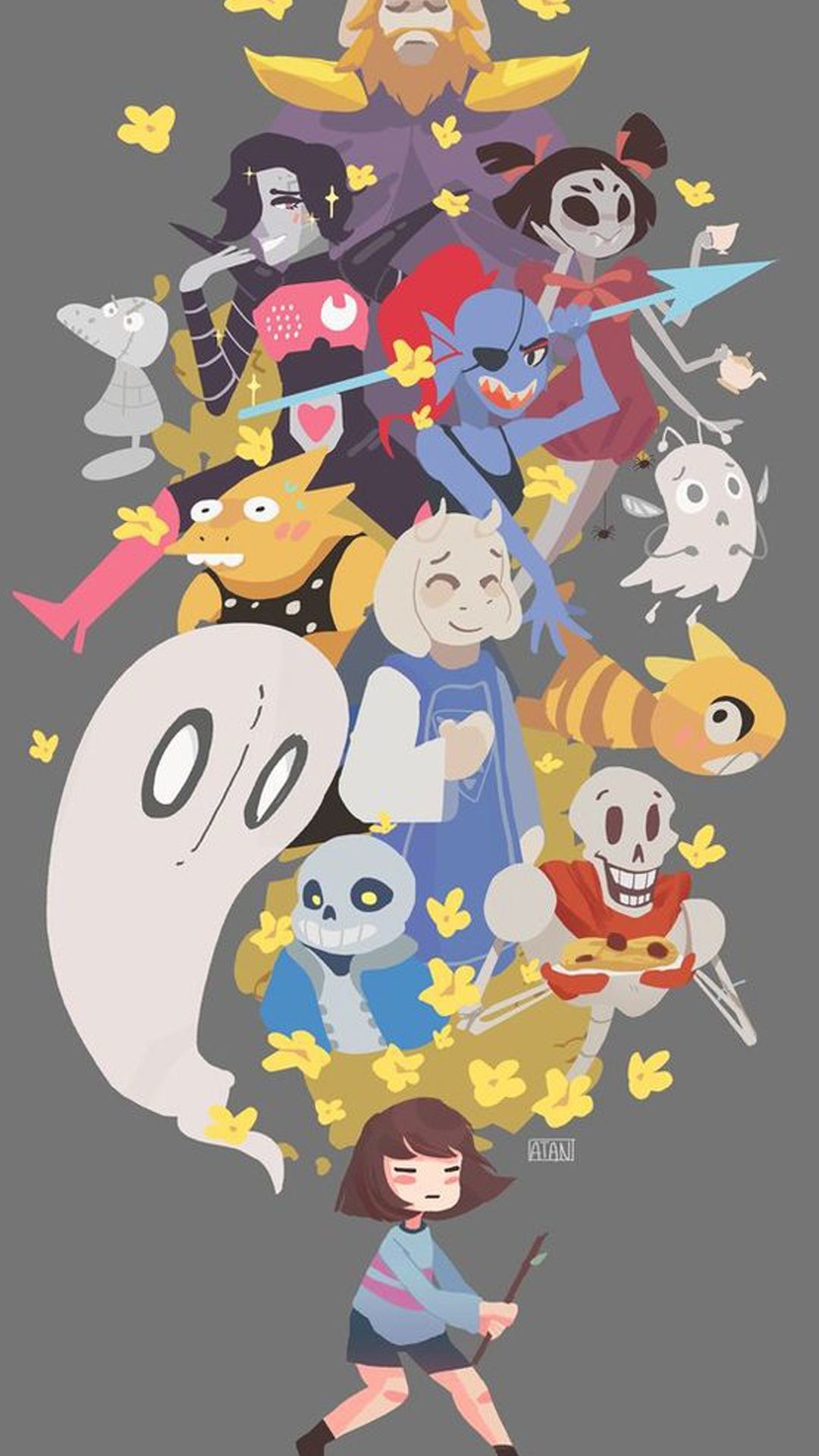 Due to popular demand here are the undertale themed phone backgrounds – Due To Popular Demand