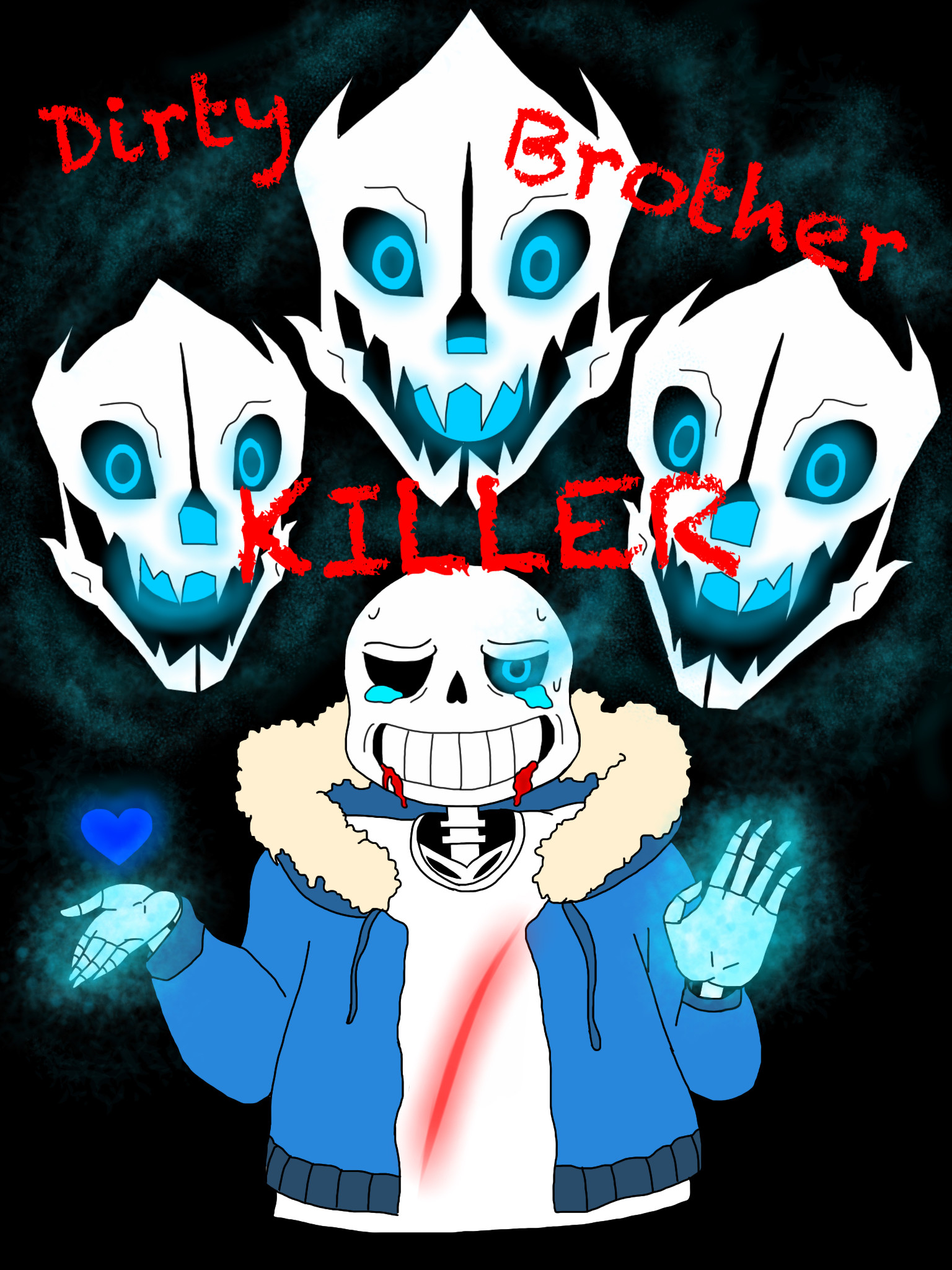 Dirty Brother Killer Undertale Wallpaper by FoxNinja18