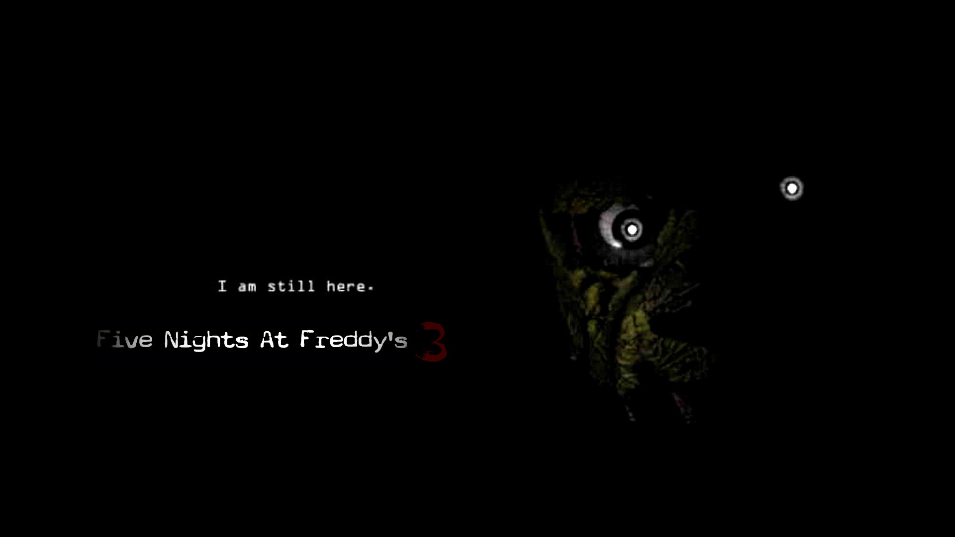 Five Nights At Freddys 3 Official Poster by ProfessorAdagio