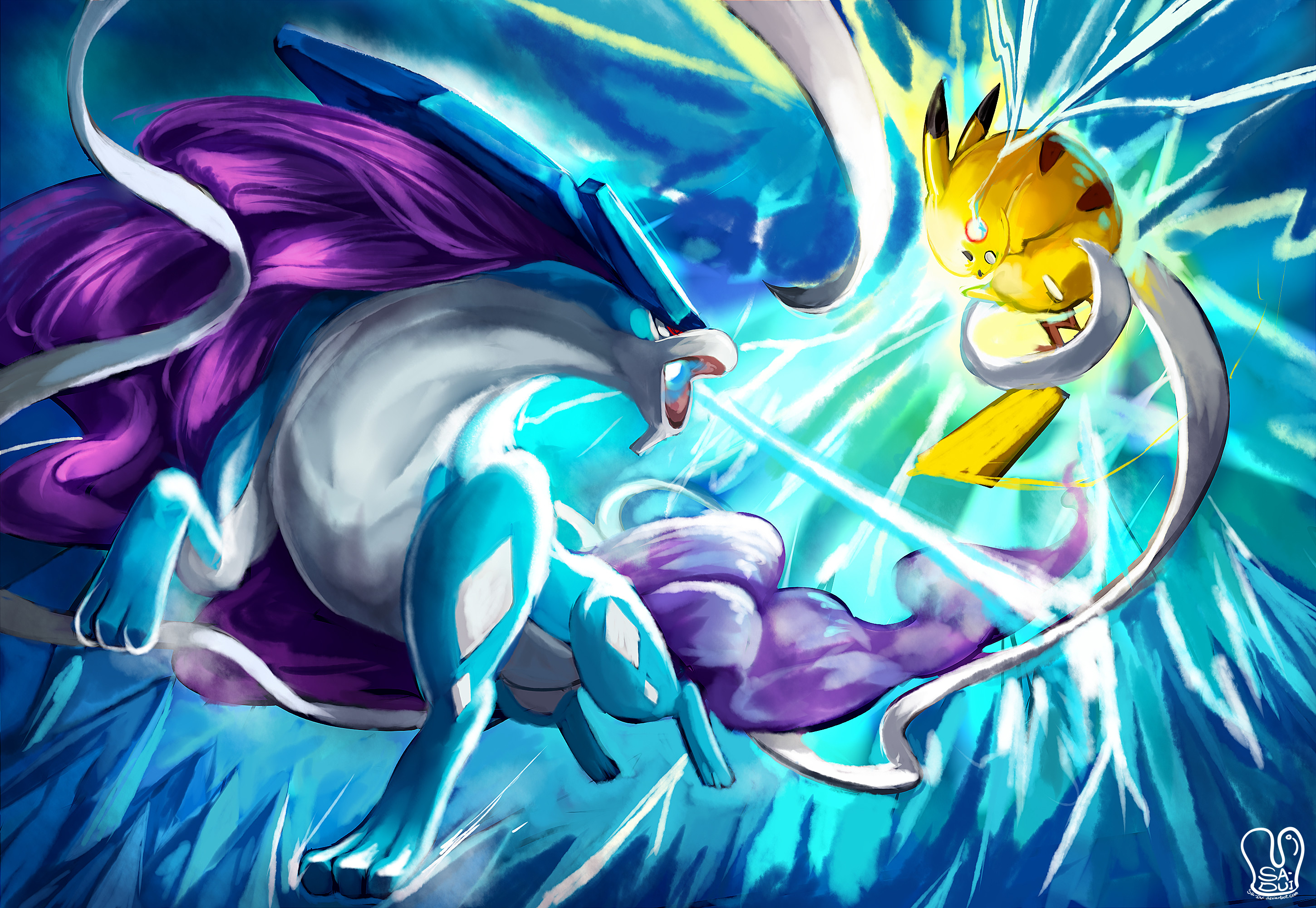 Image result for Suicune wallpaper