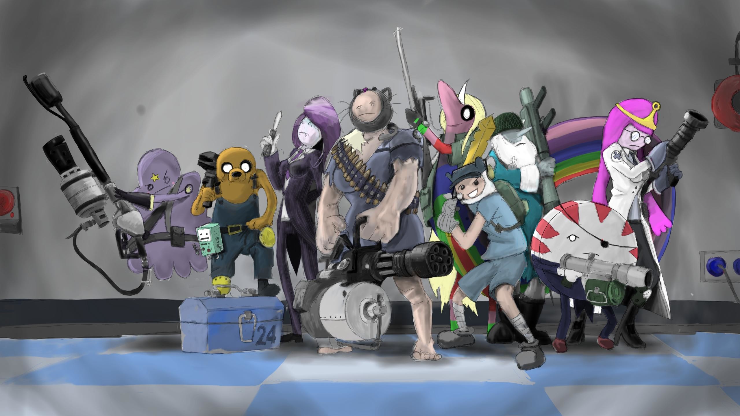 Adventure Time/Team Fortress 2 Crossover