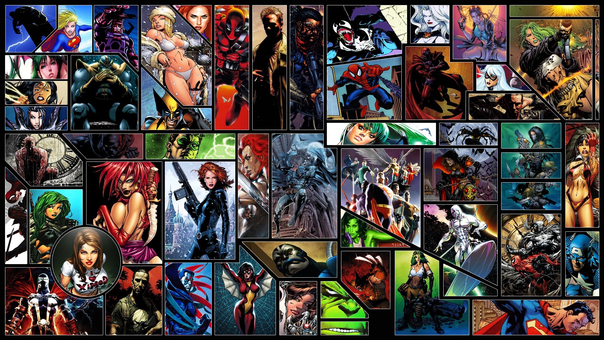 Silver Surfer, Hulk, Superman, Green Lantern, Wolverine, Batman, Captain America, Supergirl, Wonder Woman, DC Comics Wallpapers HD / Desktop and Mobile