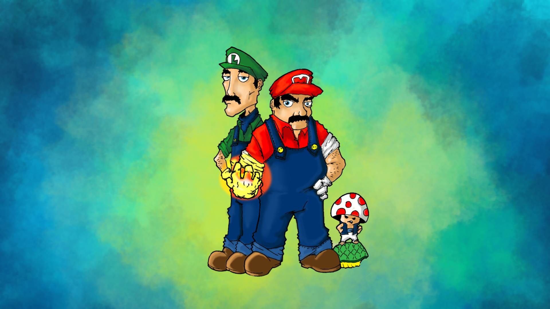 Luigi and Mario – Super Mario Wallpaper