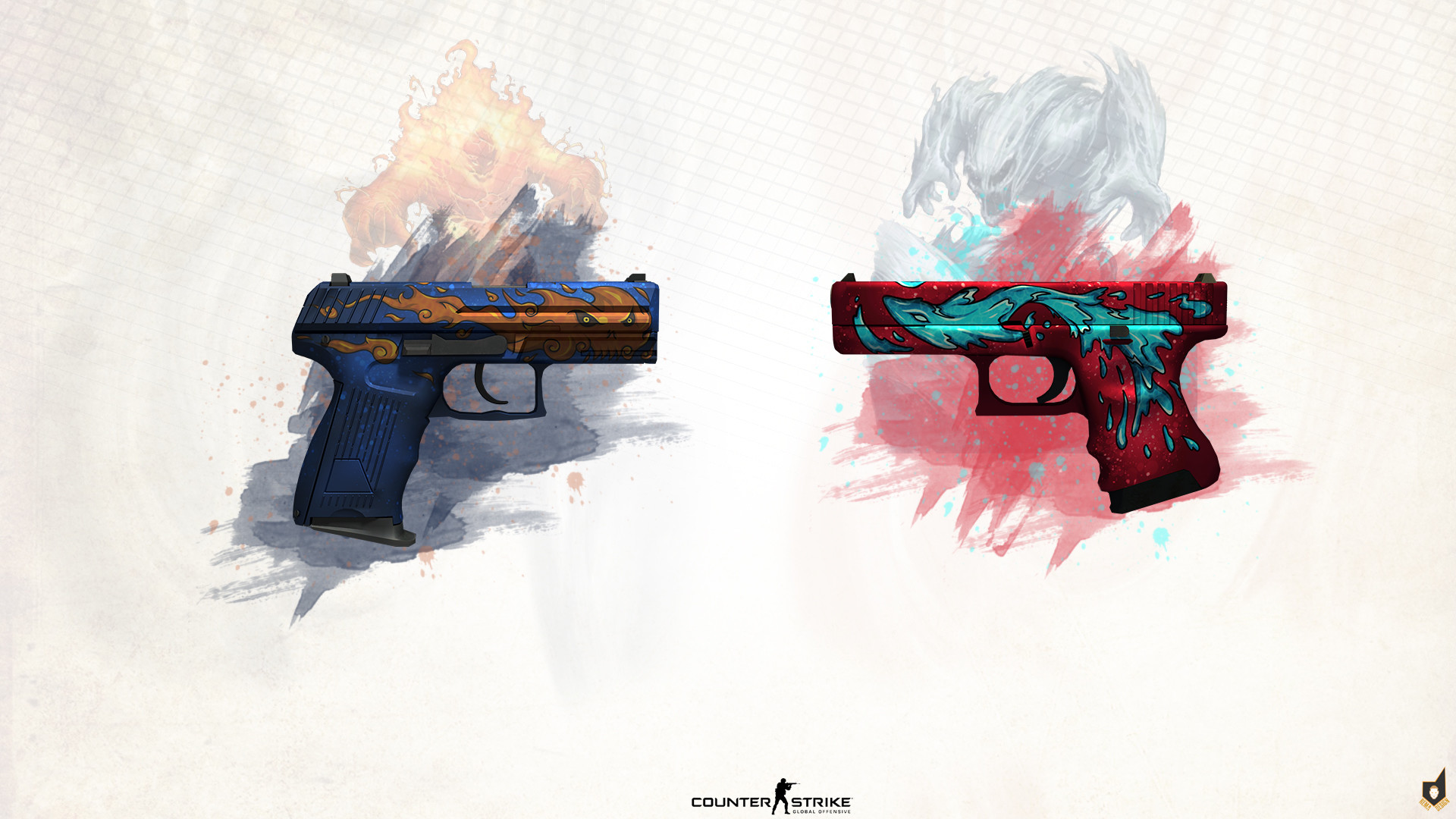 P2000,Glock Fire VS Water