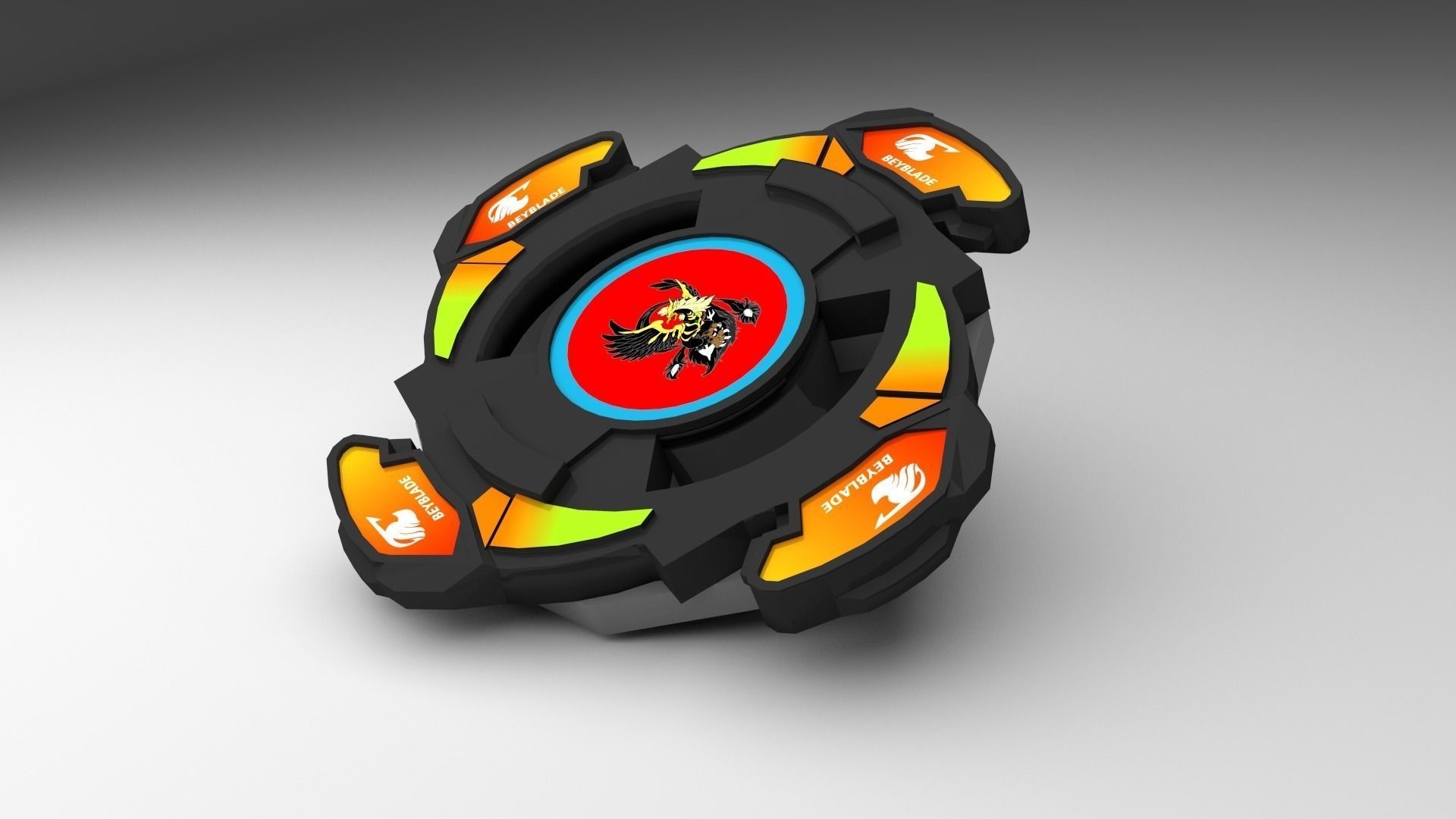 Beyblade 3d model obj fbx blend 1