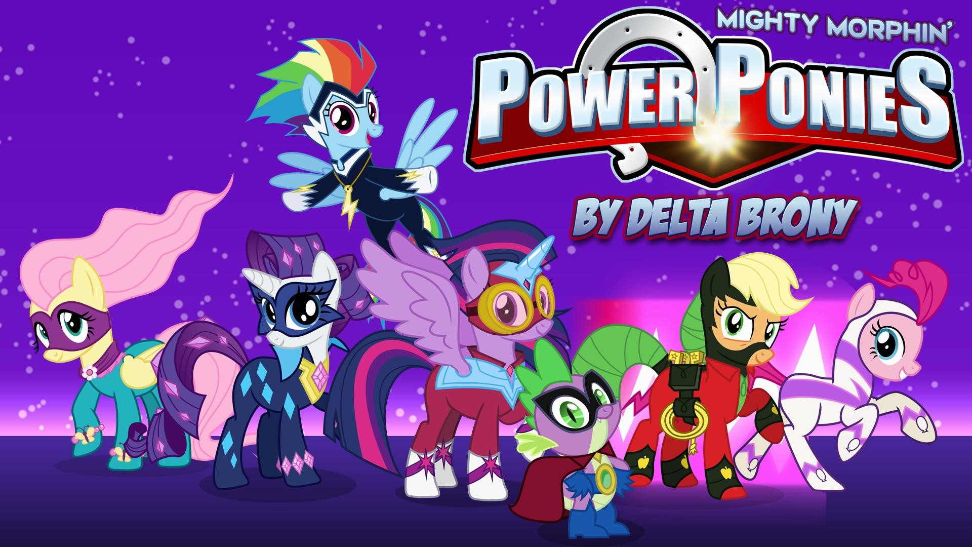 Power Rangers My Little Pony Wallpaper