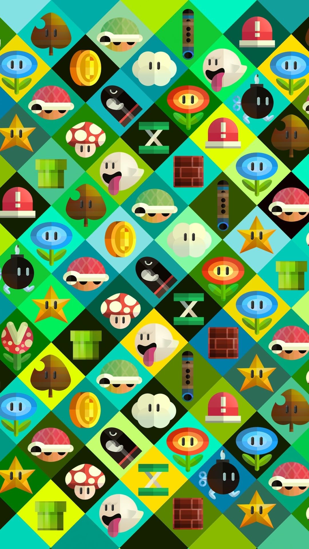 I created Super Mario Bros IPhone Wallpapers Turn Perspective View Off   rcasualnintendo