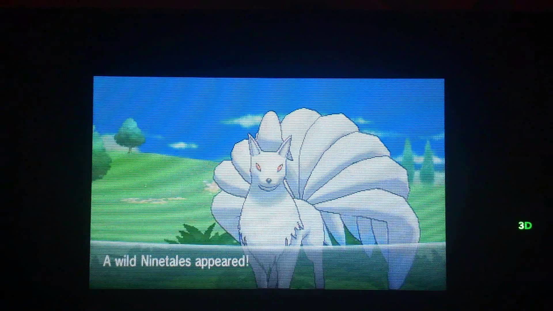 LIVE Shiny Ninetails on Pokemon X after an hour and a half