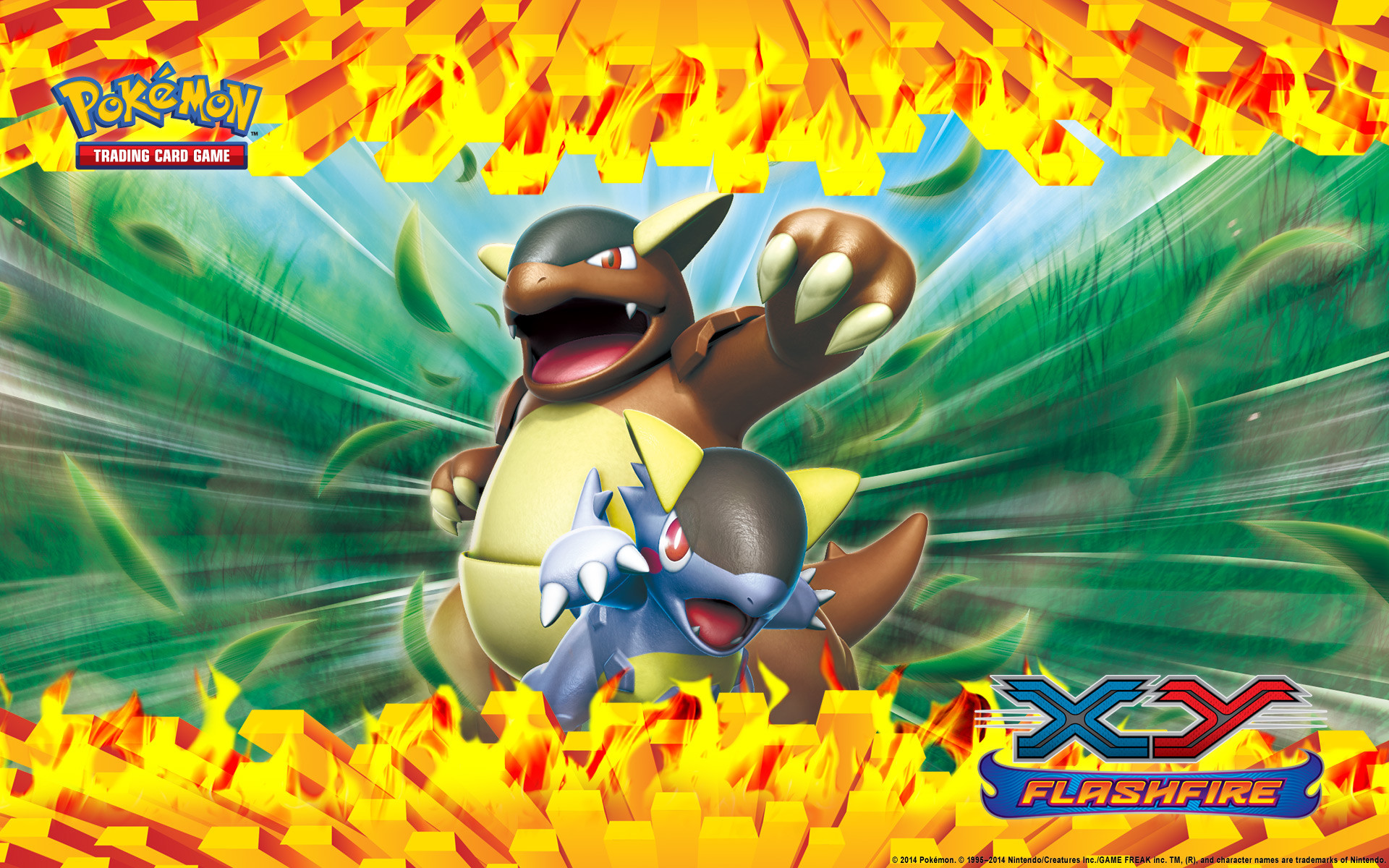 Pokmon TCG XYFlashfire Kangaskhan Wallpaper