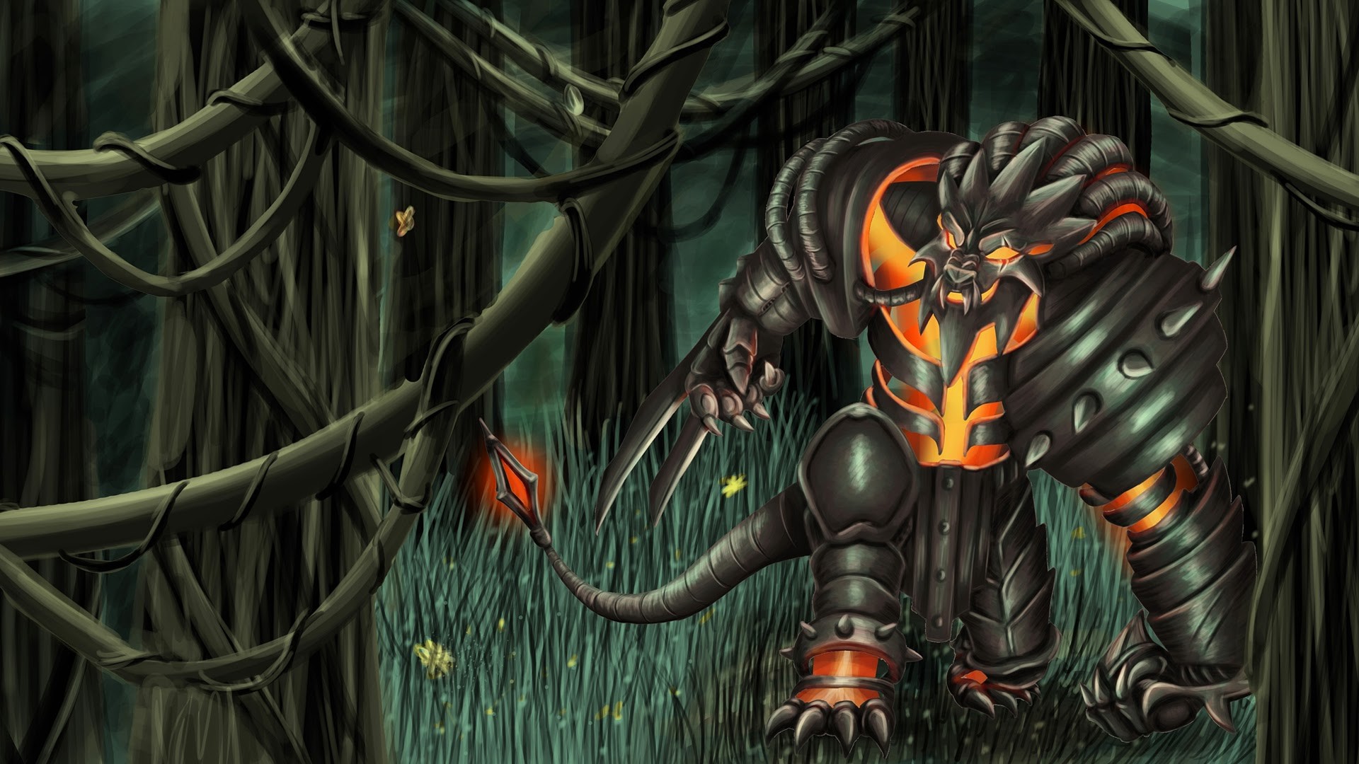 Rengar league of legends hd wallpaper lol champion splash skin 3g