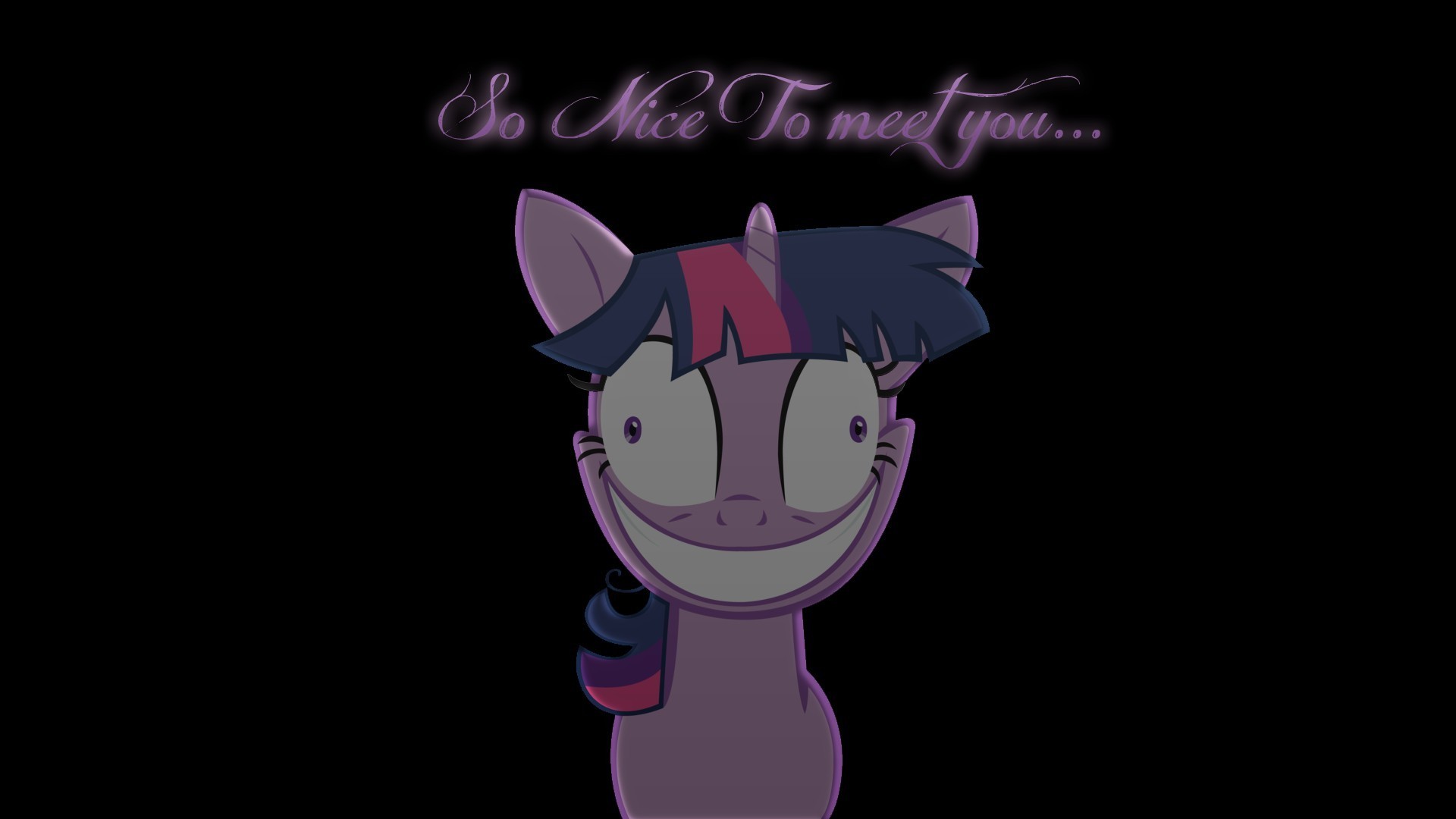 My little pony twilight sparkle creepy wallpaper