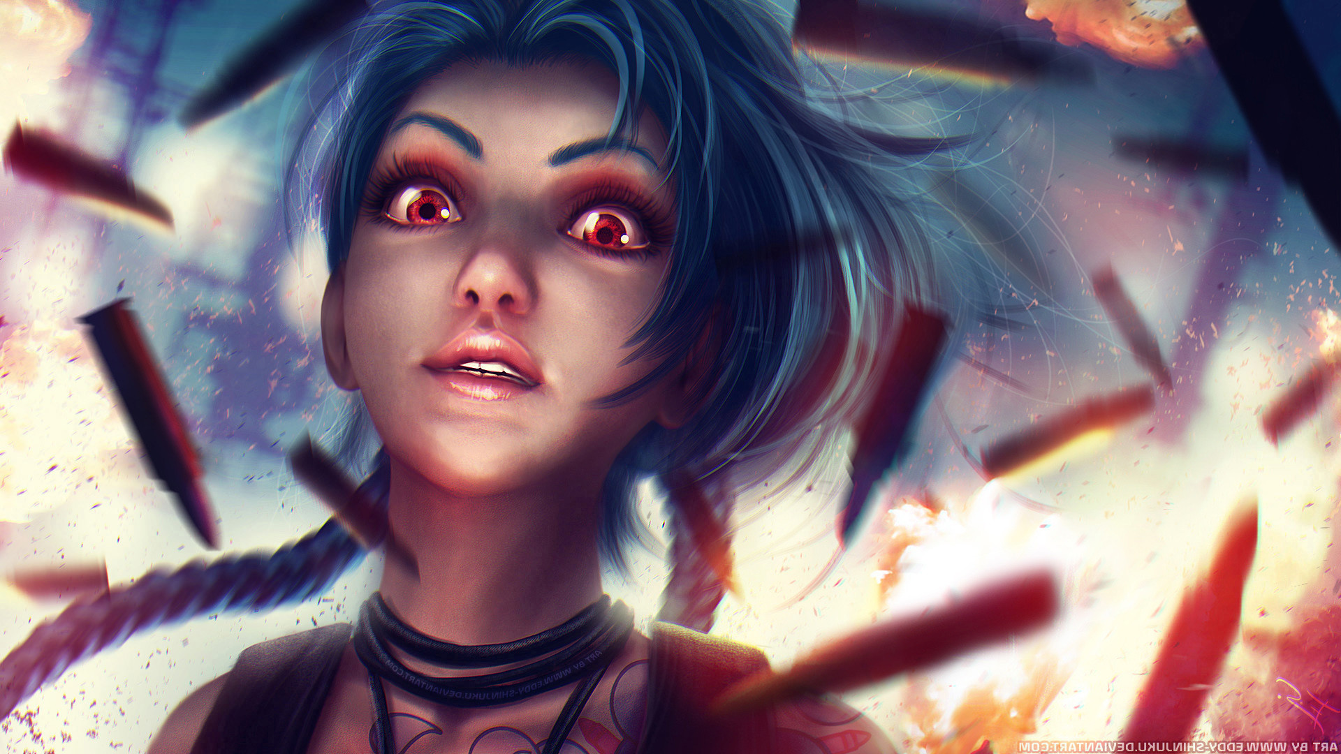 League of legends jinx wallpaper high definition with high resolution wallpaper on games category similar with