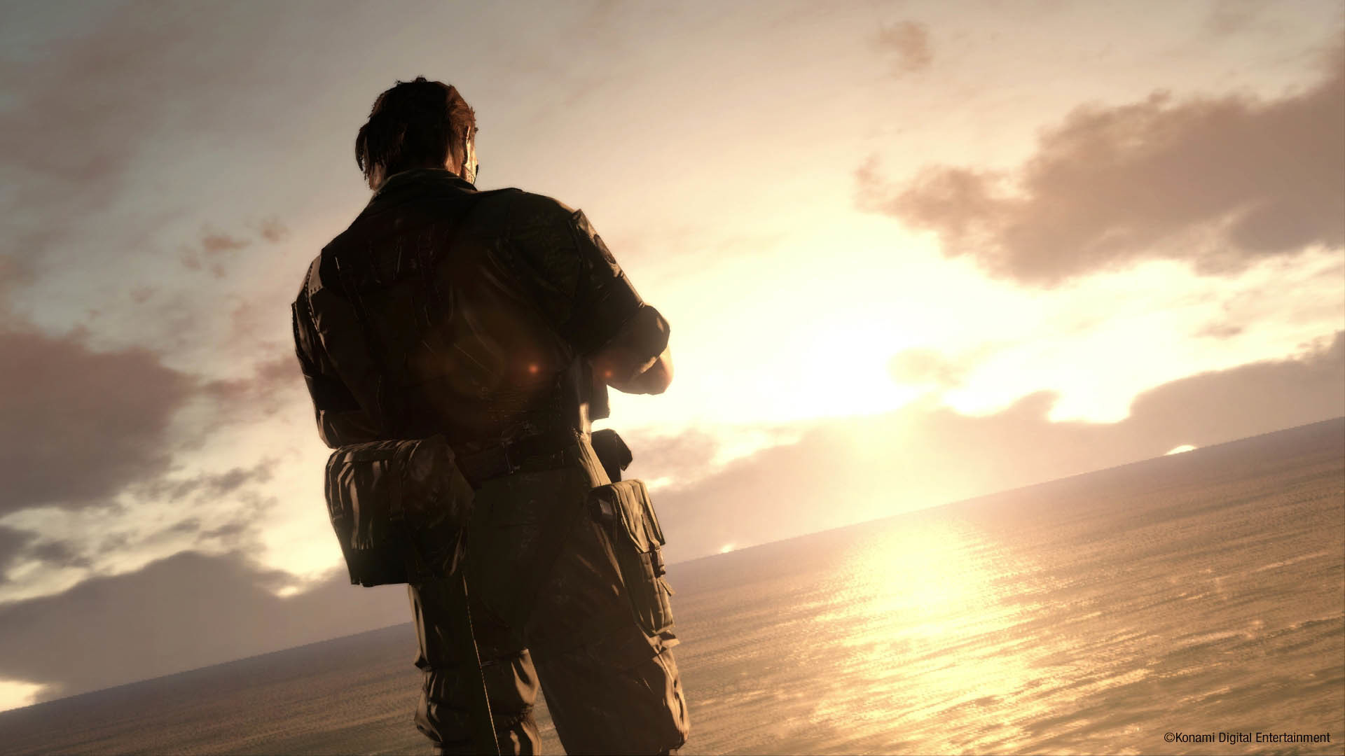 Big Boss at Sunrise – Metal Gear Solid V The Phantom Pain wallpaper