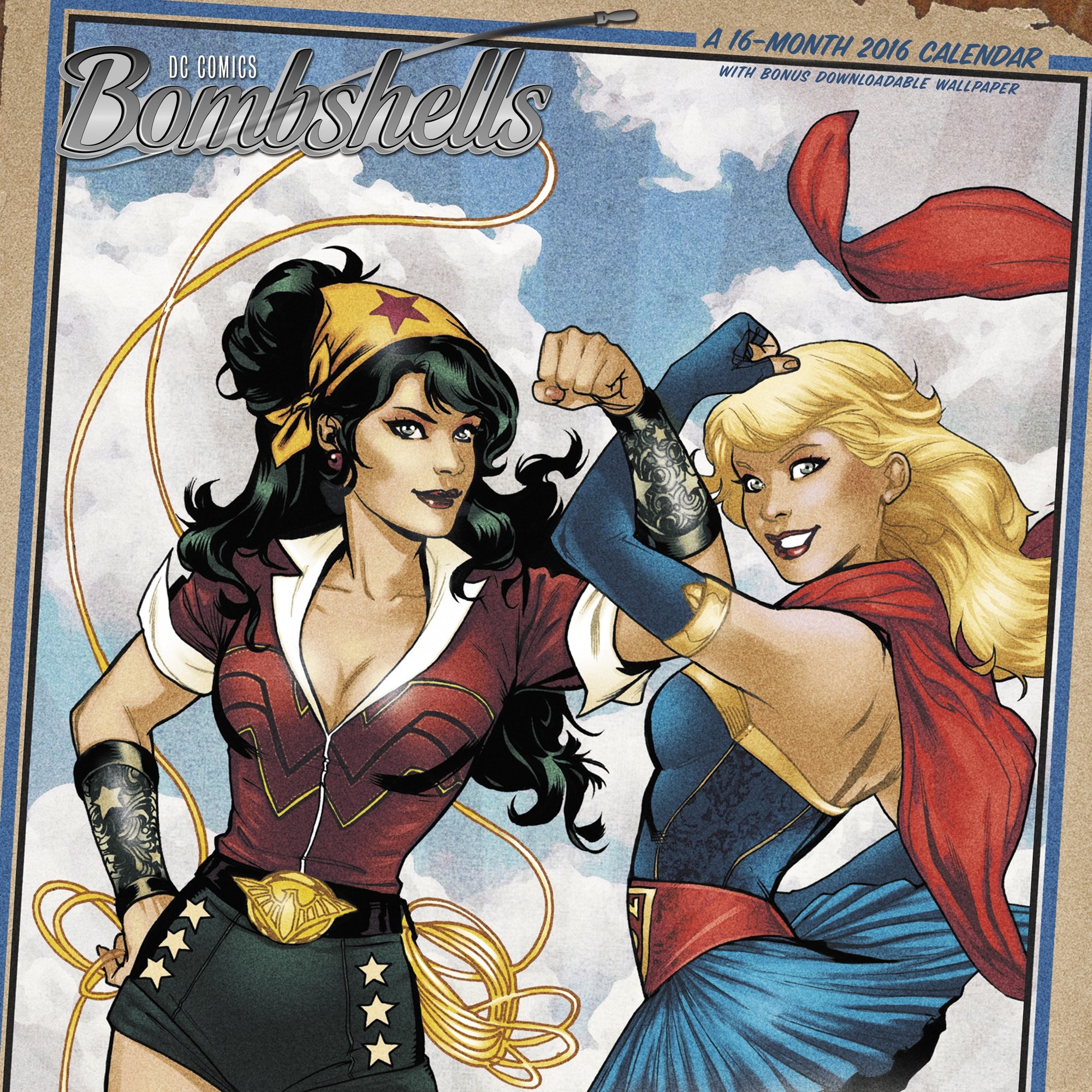 DC Bombshells 2016 Calendar With Bonus Downloadable Wallpaper Amazon.co.uk ACCO Brands 9781629053288 Books