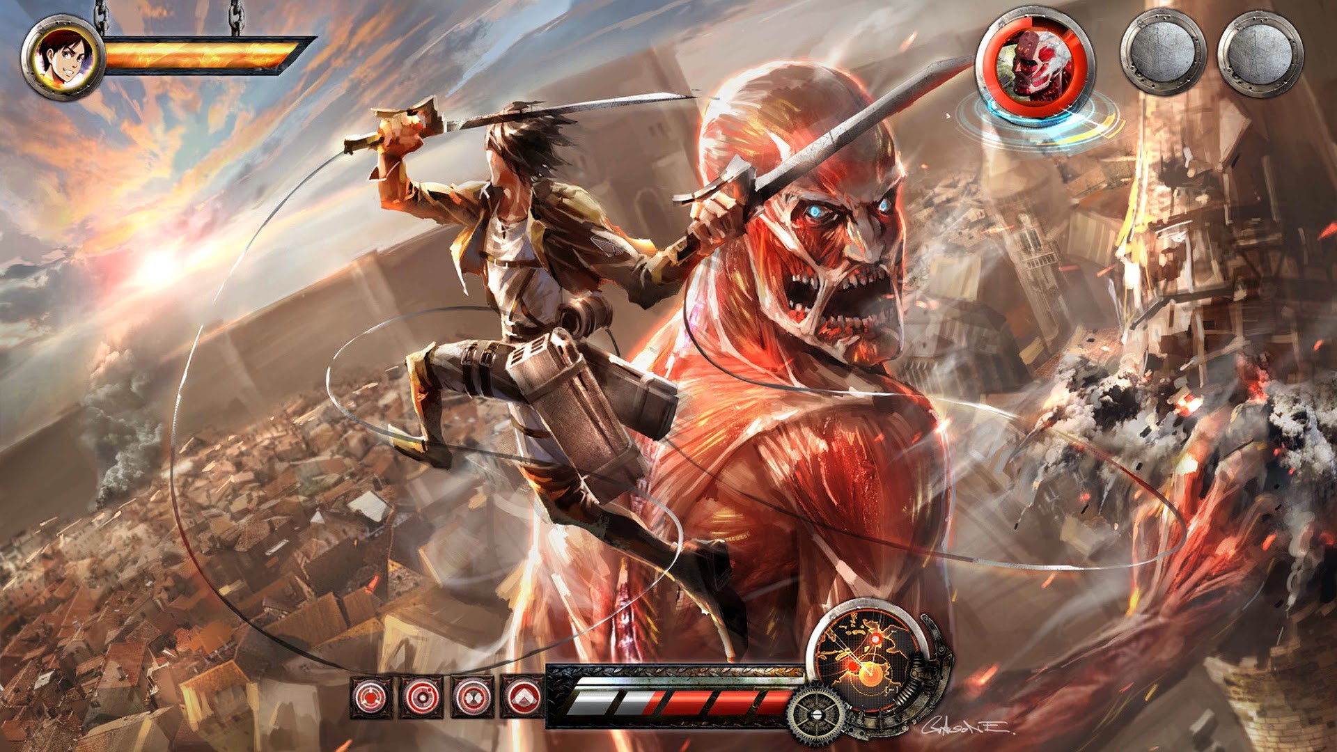 Attack on titan colossal titan HD wallpapers  Pxfuel