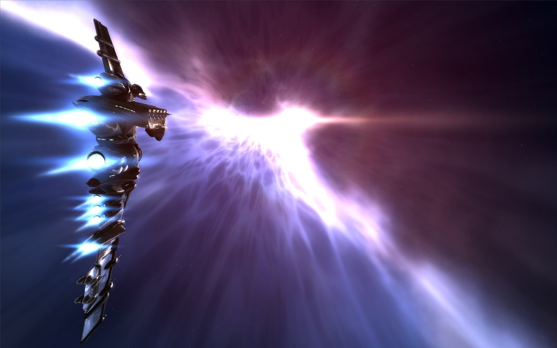 Sci Fi – Spaceship Ship Stars EVE Online Sci Fi Space Wallpaper