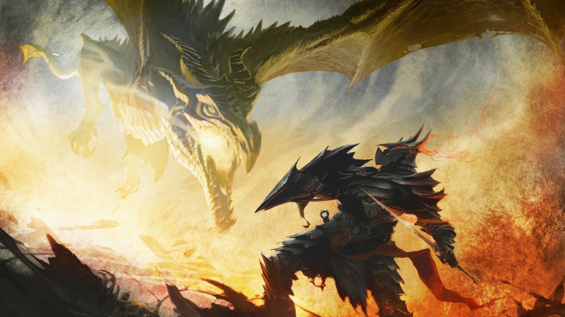 The Elder Scrolls V Skyrim, Alduin, Dragonborn Wallpapers HD / Desktop and Mobile Backgrounds