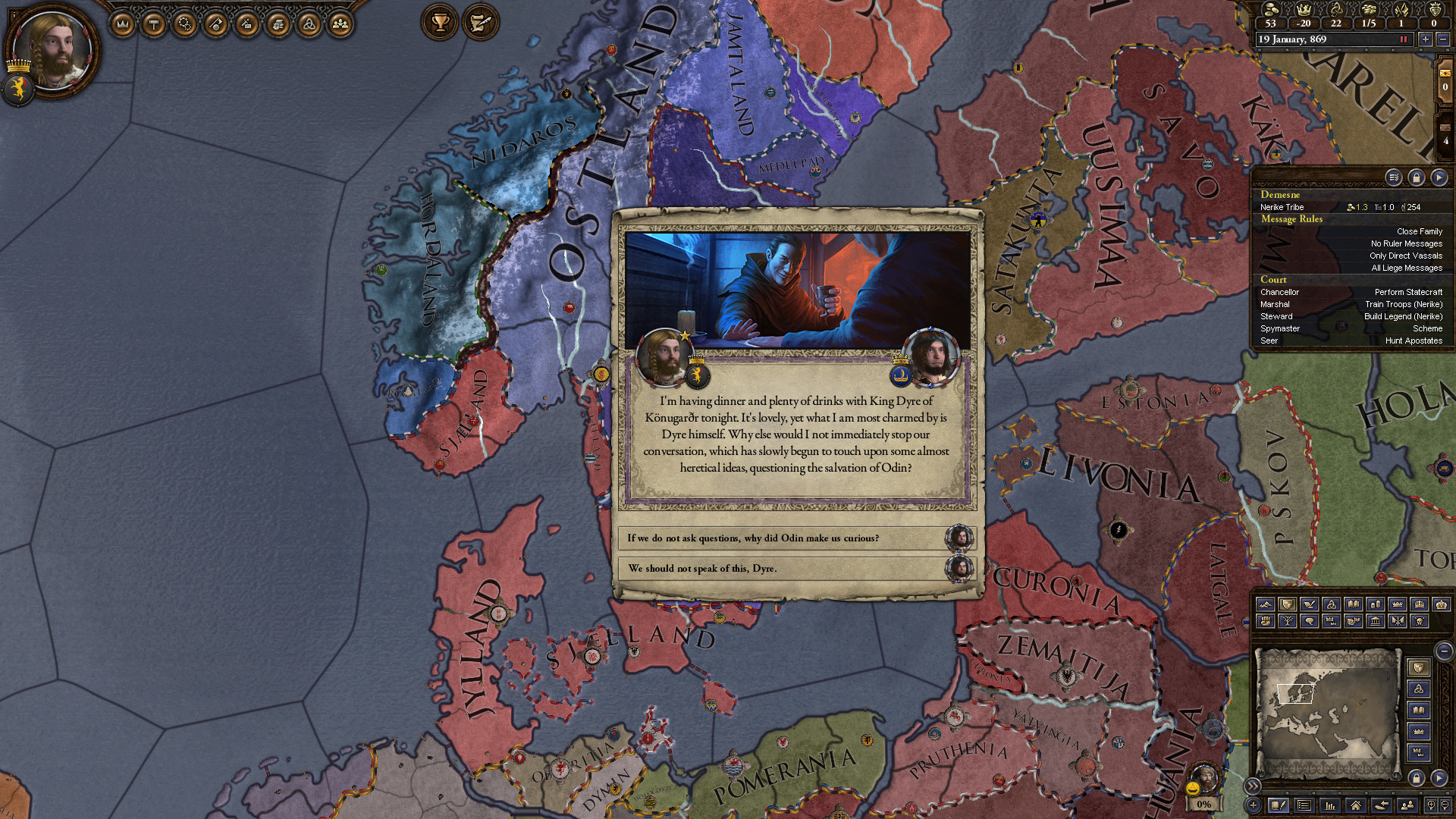 Crusader Kings II Monks and Mystics Features