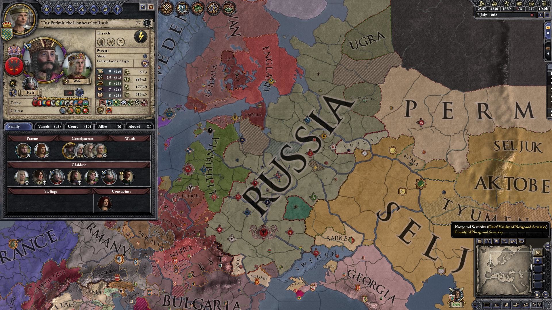 AI forms Slavic Russia