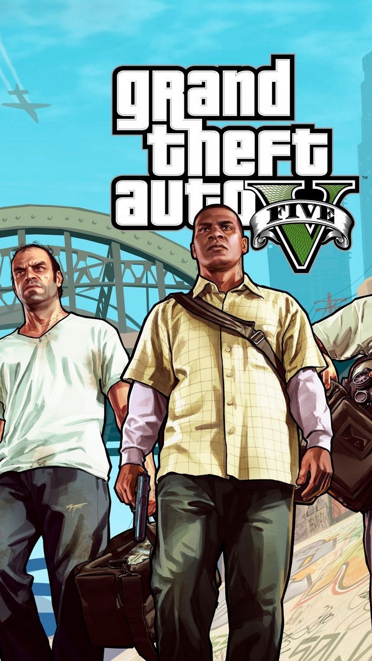 Grand Theft Auto V Wallpaper 4K Franklin Clinton GTA 5 10593