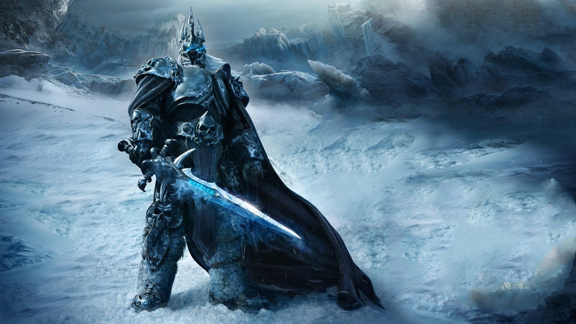 Preview wallpaper game, warrior, world of warcraft, wrath of the lich king 1920×1080