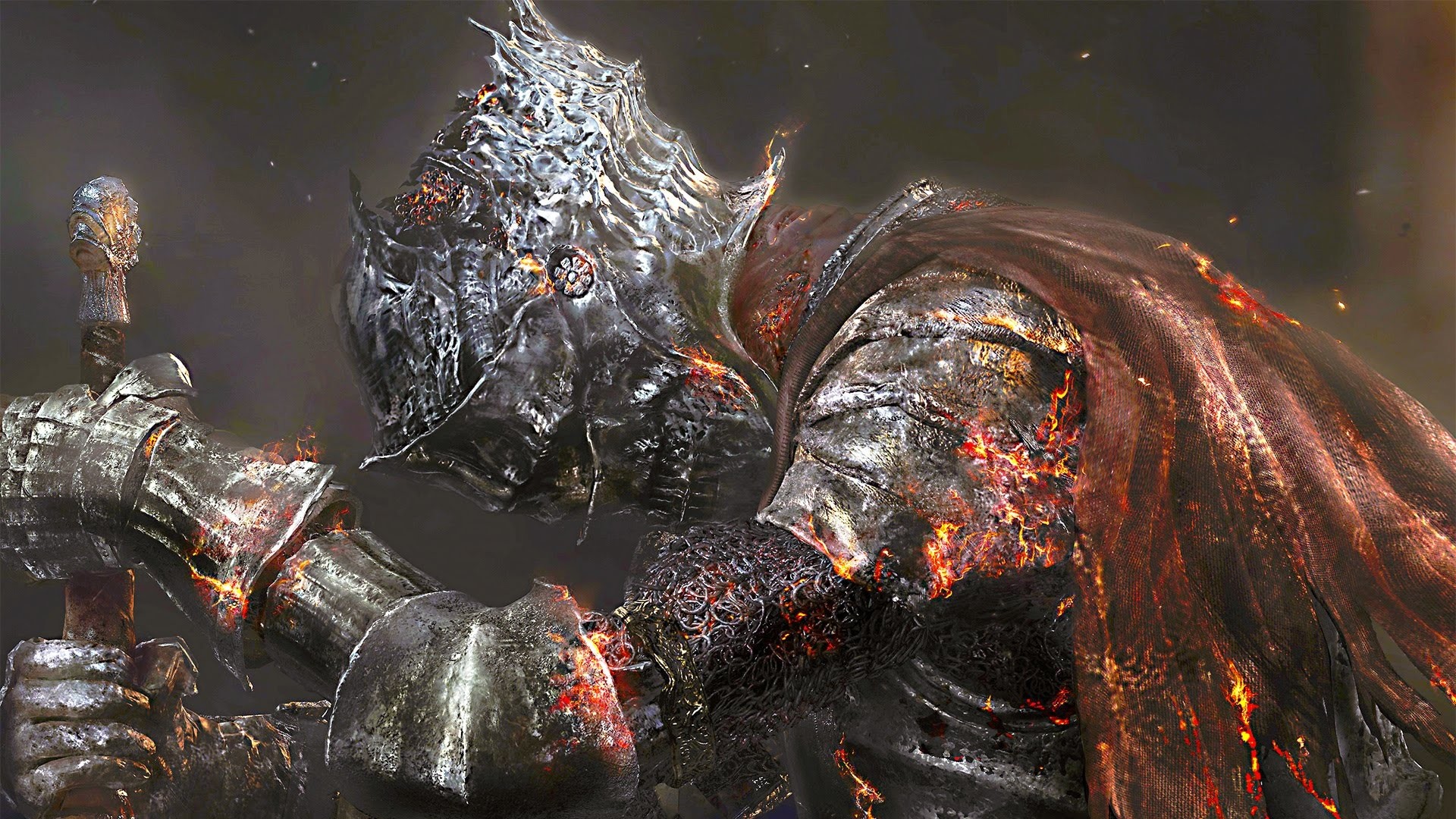 Preview Wallpaper Dark Souls 3 Art Warrior 19 1080