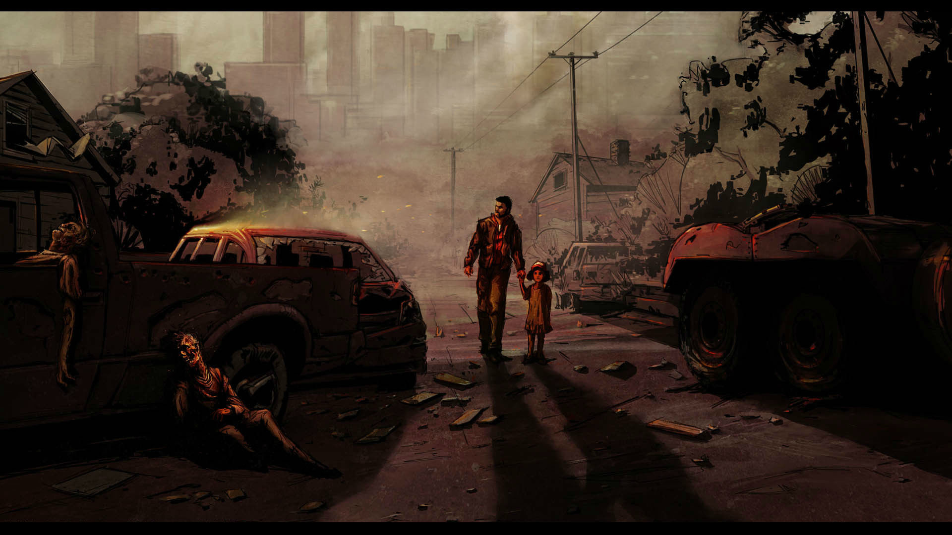 17 The Walking Dead: Season 1 HD Wallpapers | Backgrounds – Wallpaper Abyss