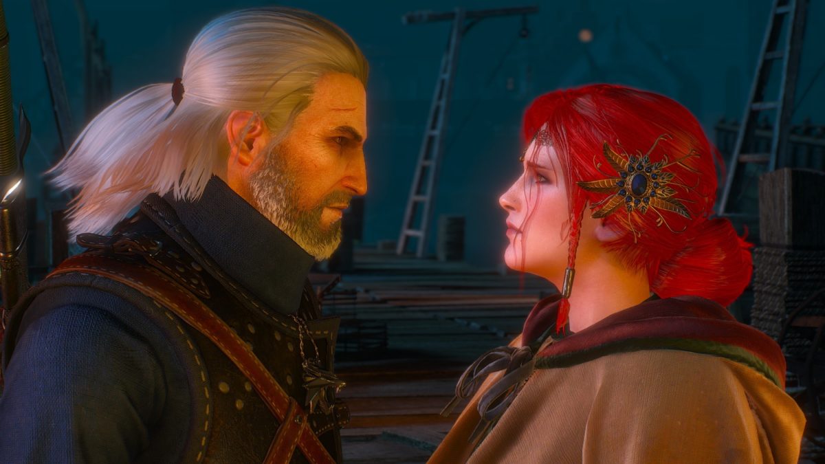 The Witcher 3 Geralt and Triss Wallpaper by Crishark