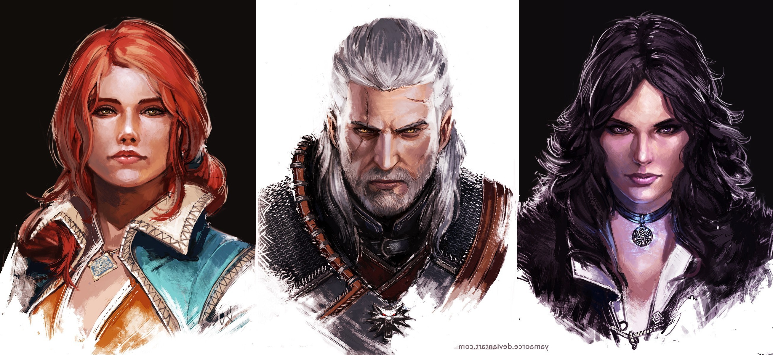 The Witcher 3 Wild Hunt, Geralt Of Rivia, Yennefer Of Vengerberg, Triss Merigold Wallpapers HD / Desktop and Mobile Backgrounds